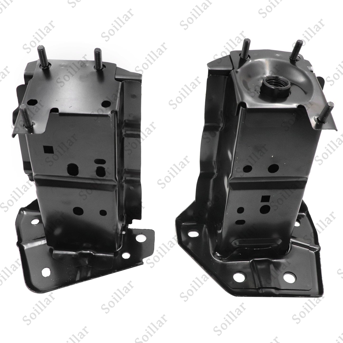 Front Black Bumper Reinforcement+Brackets For Nissan Sentra 2013-2019 NI1006241