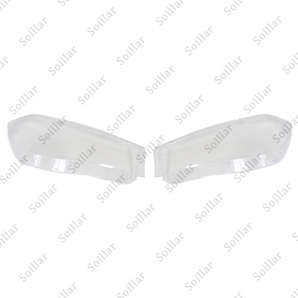 Fit BMW X5 F15 F16 X6 2014-2018 Pair Headlight Headlamp Lens Cover Replacement