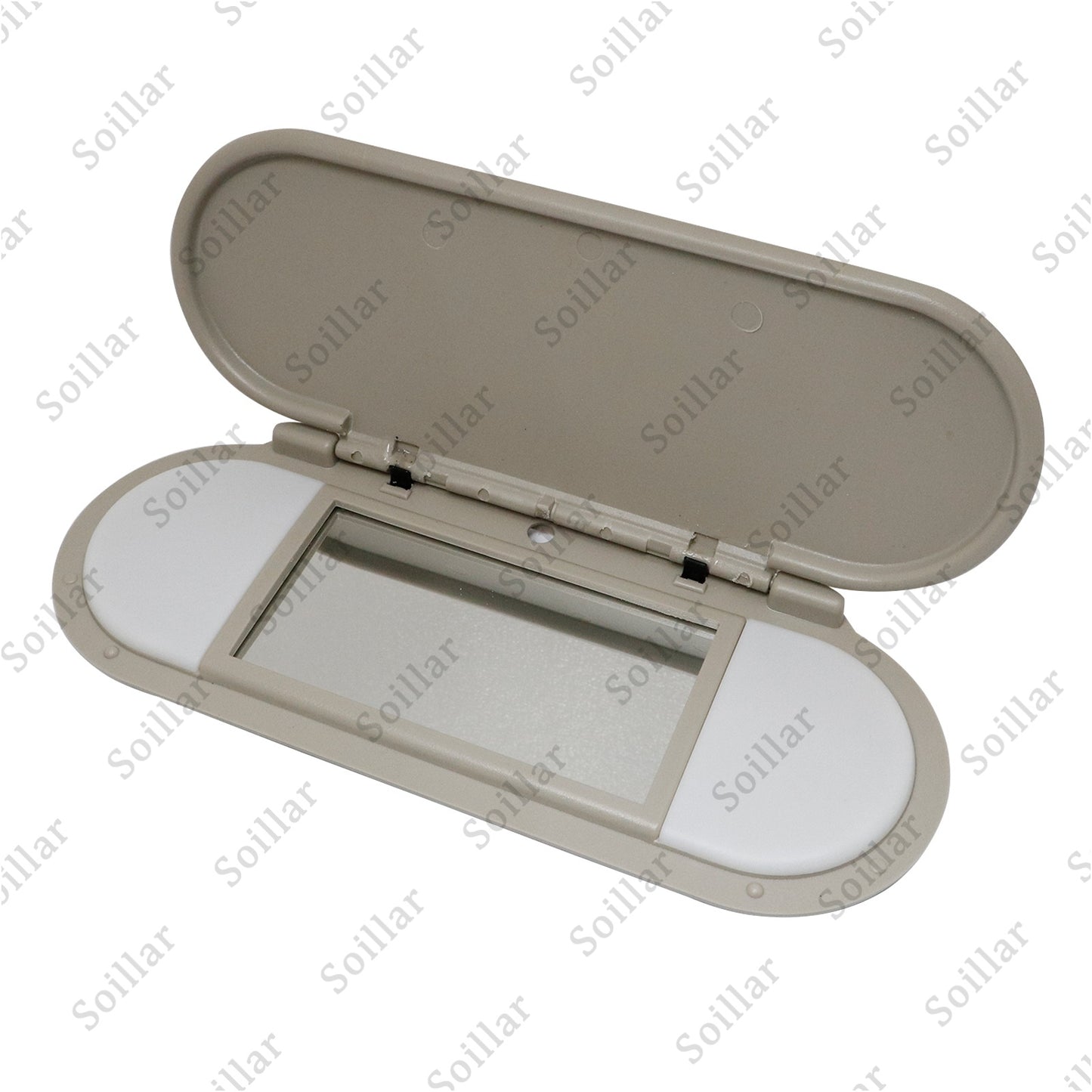 FOR BMW Mini Cooper F55 F56 F60 2015-2022 Gray Sun Visor Vanity Mirror Cover USA