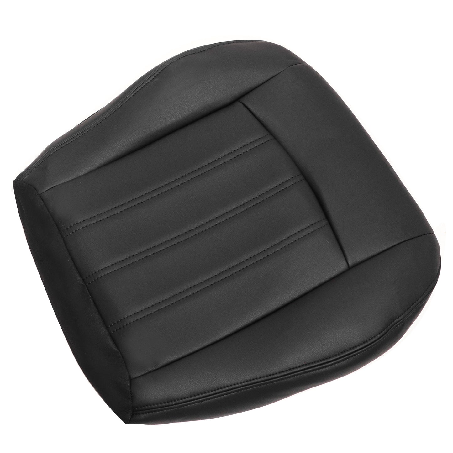 For 2005-2010 Chrysler 300C Driver & Passenger Bottom Seat Cover Black