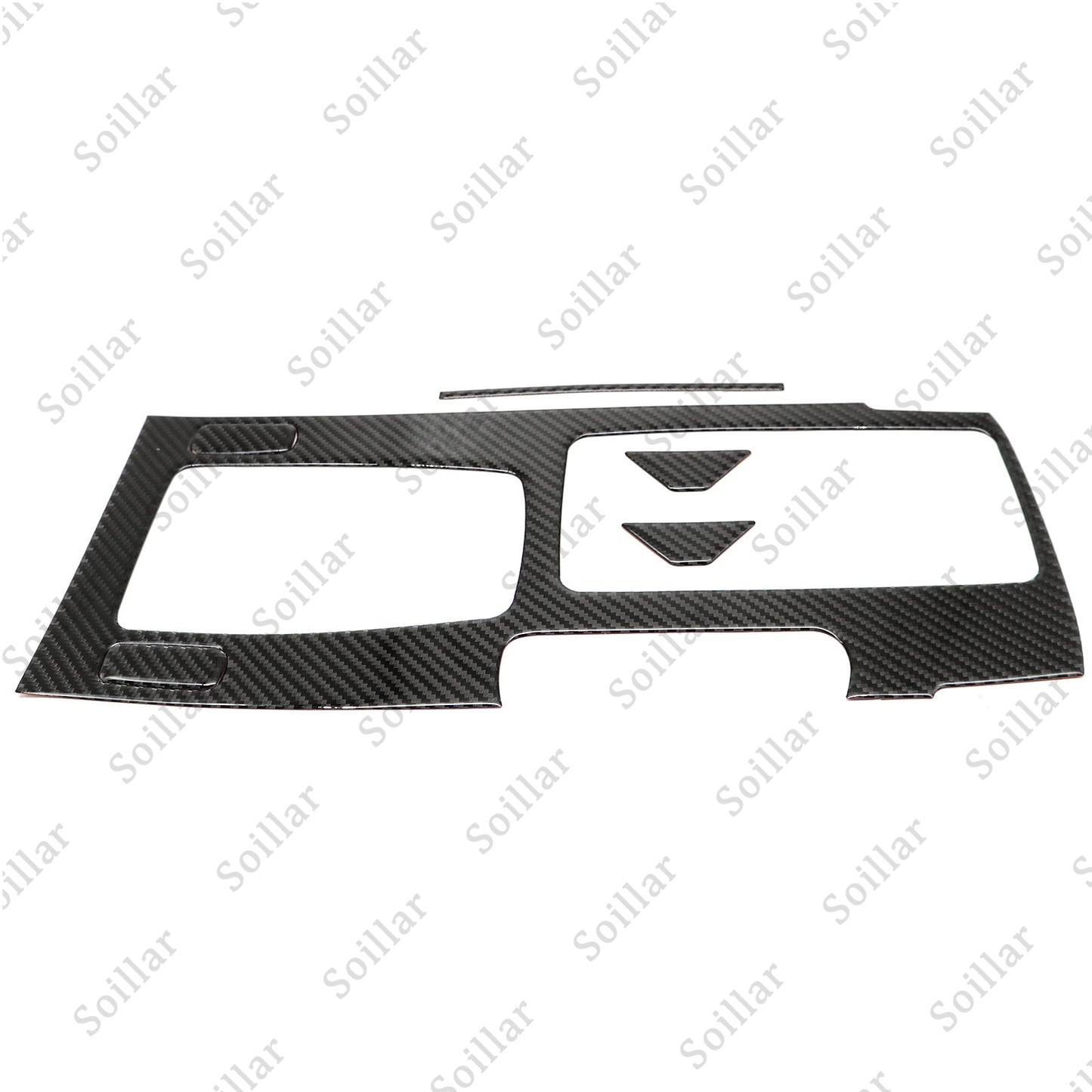 6Pcs For Honda Accord 2013-2017 Carbon Fiber Interior Gear Shift Set Cover Trim