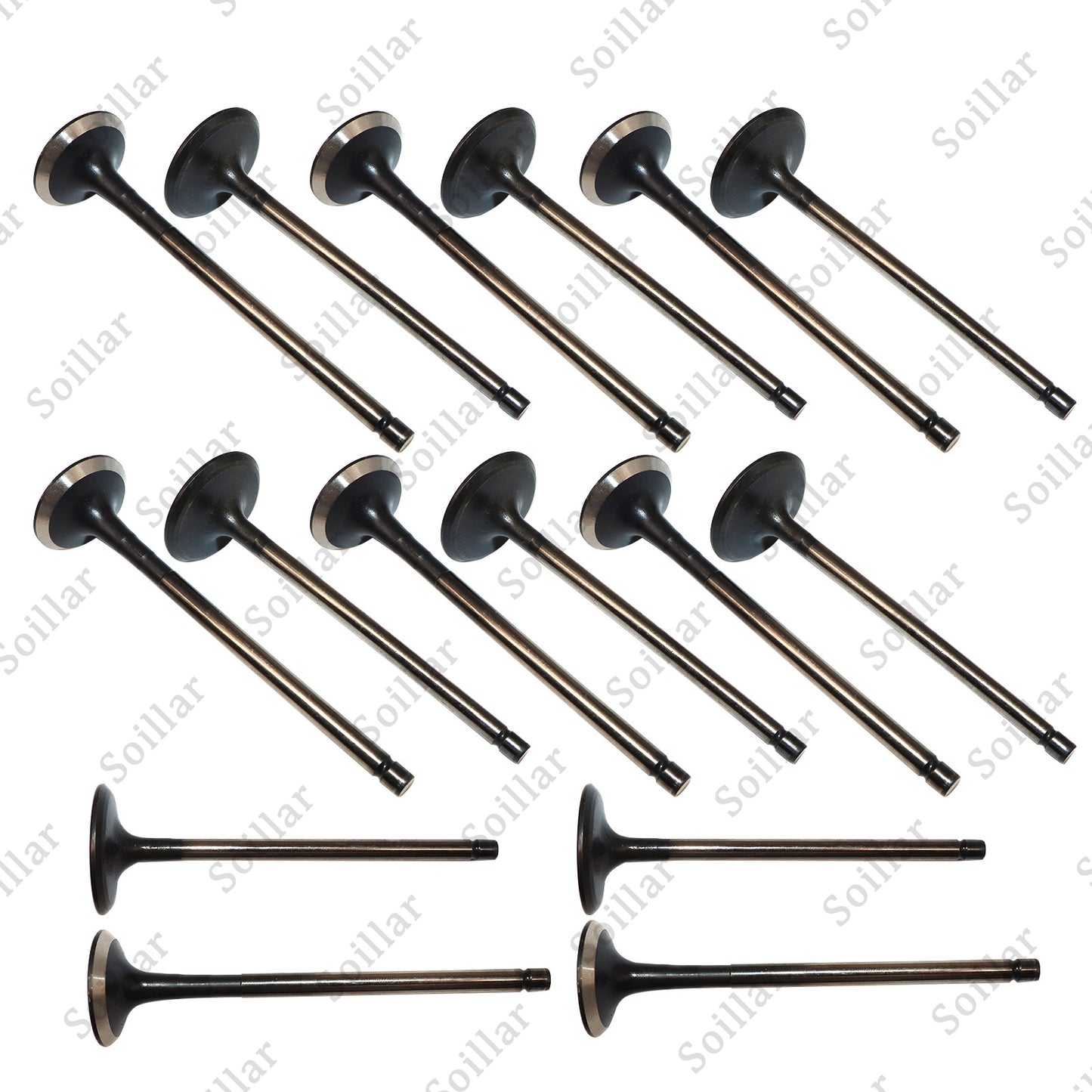 1.8L 2.0L Engine Intake & Exhaust Valve Kit For 11-17 Hyundai Kia L4 DOHC 16V