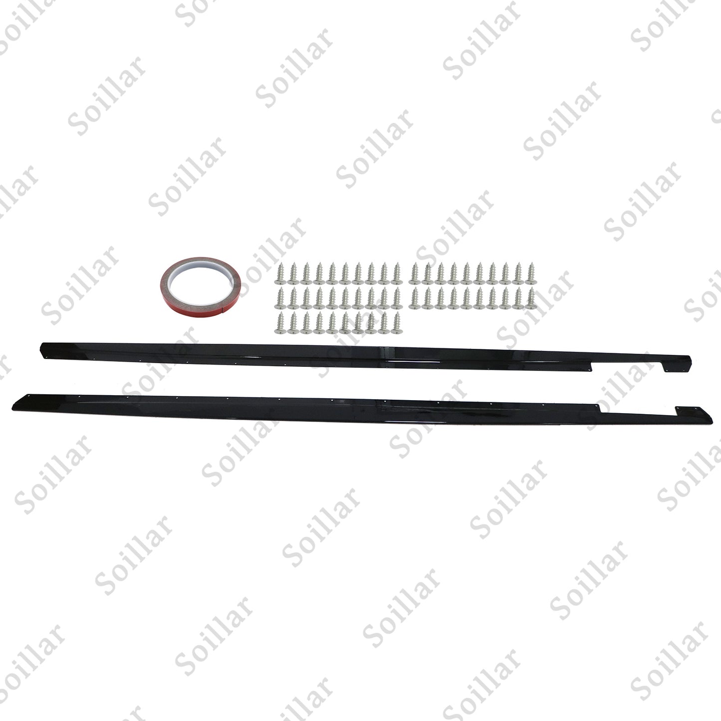 Gloss Black Side Skirt Panel Extension Lip Body for BMW G20 G28 M340i 2019-2024