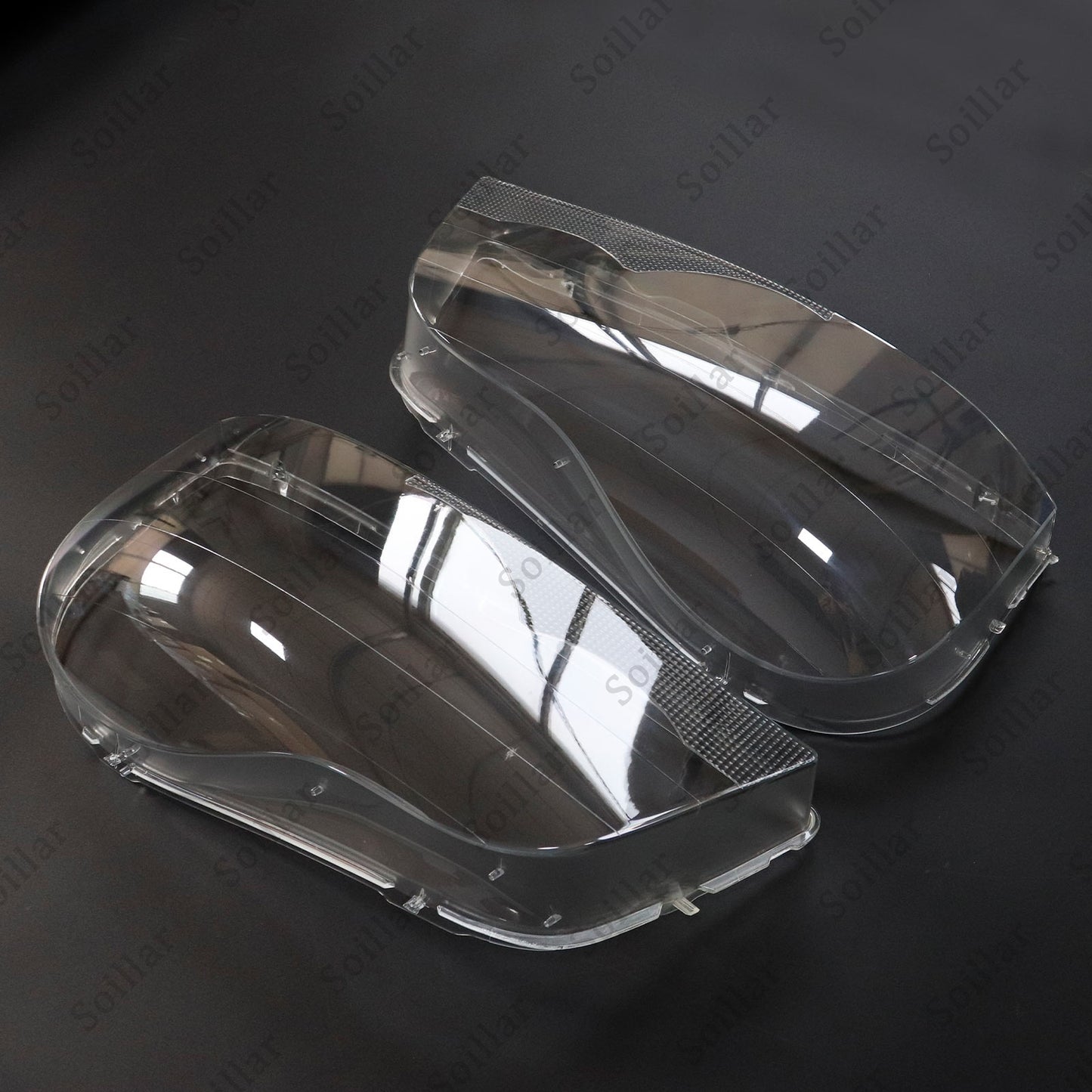 Pair Front Headlight Headlamp For Volvo XC90 2006-2014 Lampshade Lens Cover