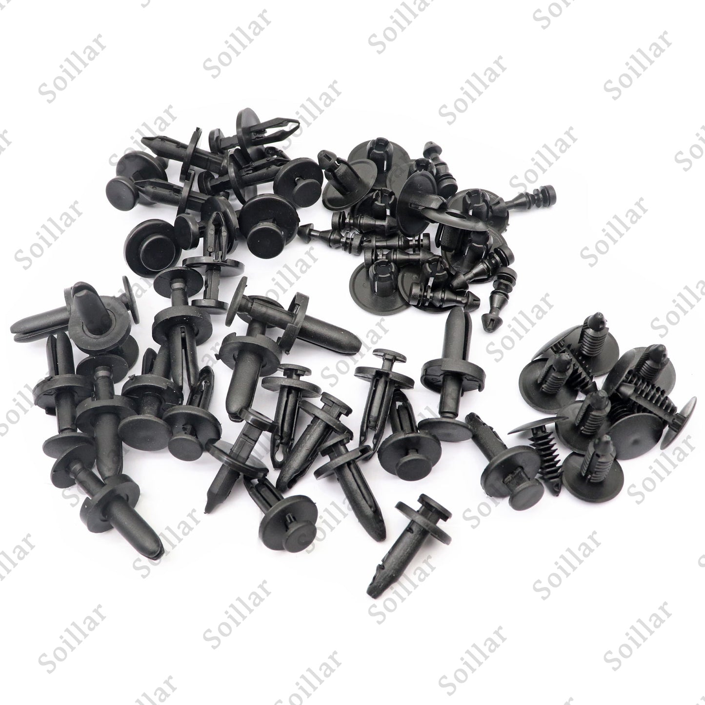50 Clips For Dodge Charger Bumper Fender Fascia Retainer Fastener Push Rivet Kit