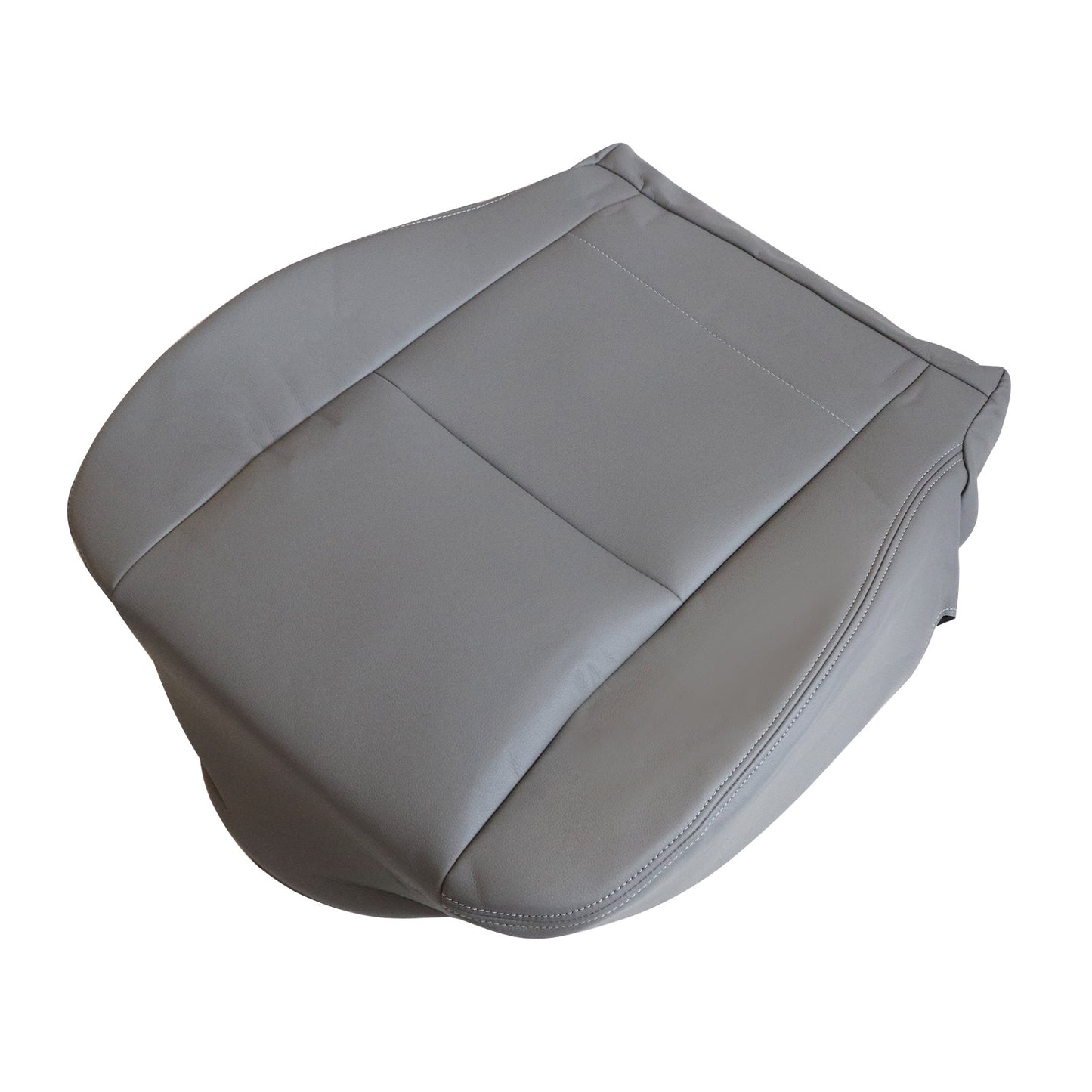 Fits 2000-2004 Toyota Sequoia Tundra Limited SR5 Driver & Passenger Bottom Leather Seat Cover Gray
