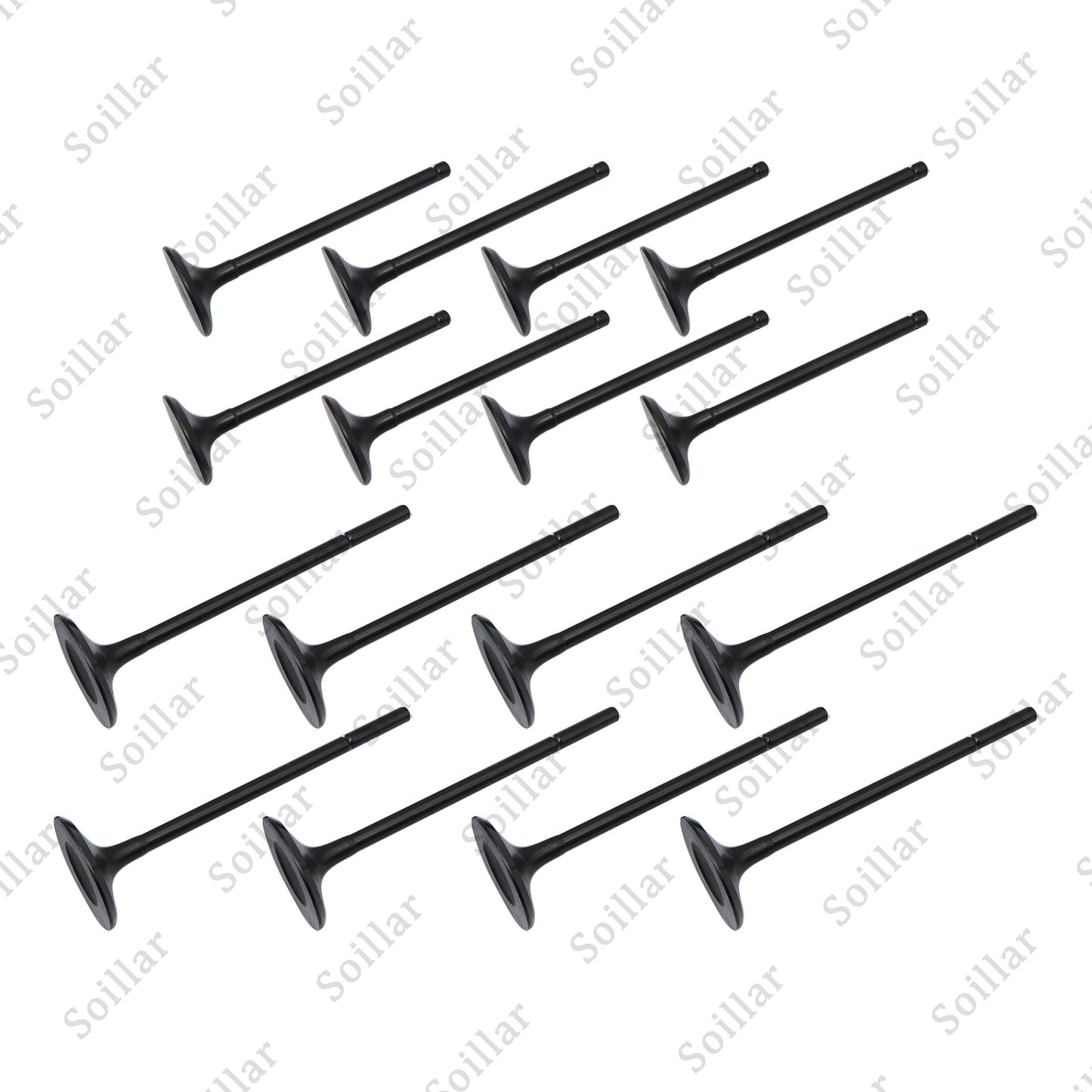 16 PCS Intake & Exhaust valve For 2010-2020 Land Rover Range Rover Sport 5.0 V8