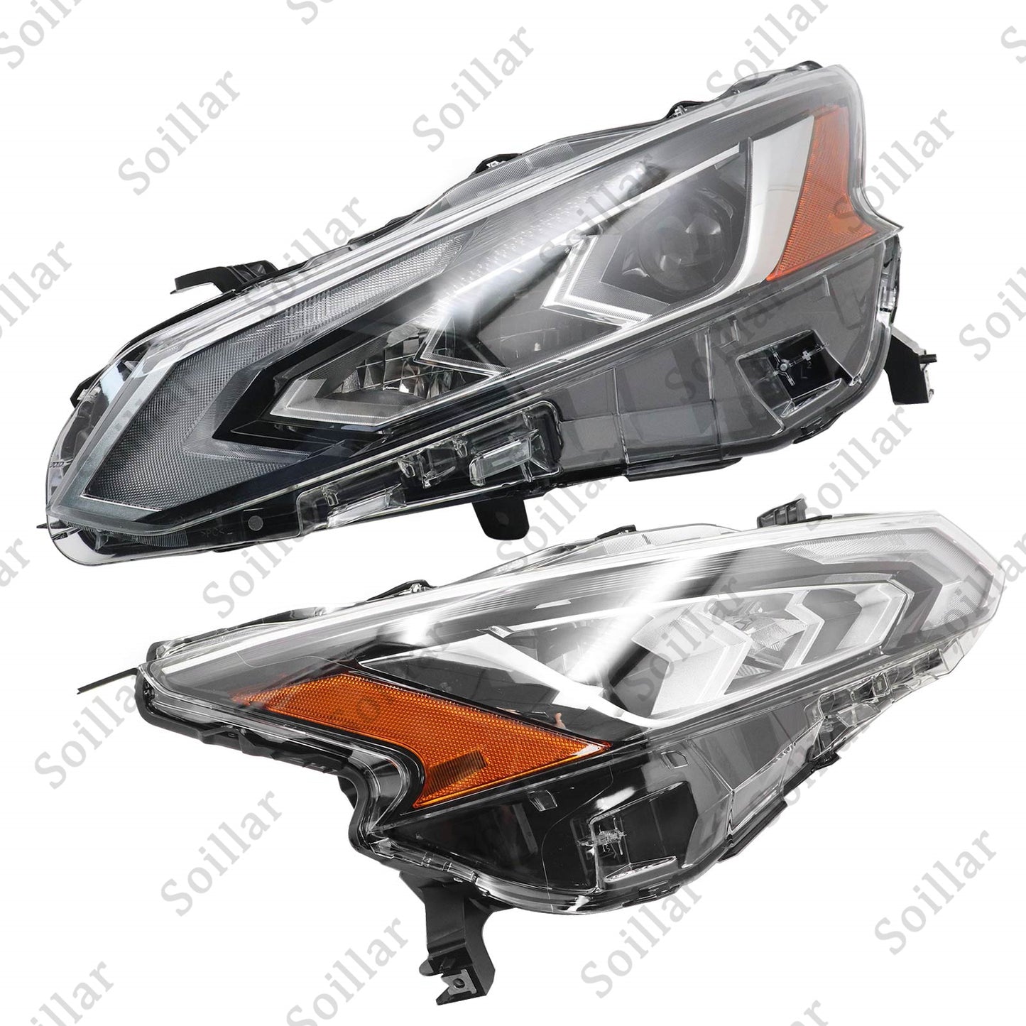 New Pair For Nissan Altima 2019 2020 2021 2022 Headlight Assembly L + R Full LED
