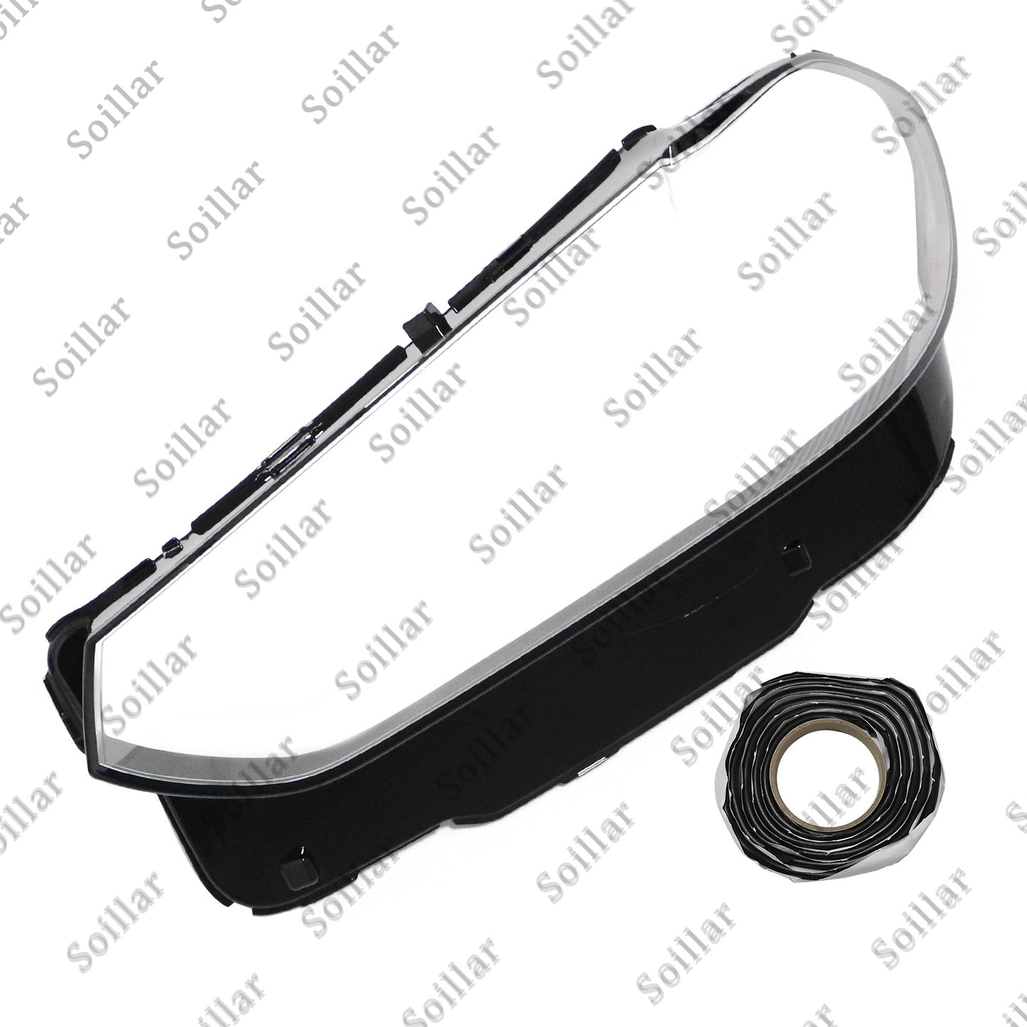 Left Side Front Headlight Lens Clear Cover+Sealant Fit BMW X3 X4 2022-2024 1Pcs