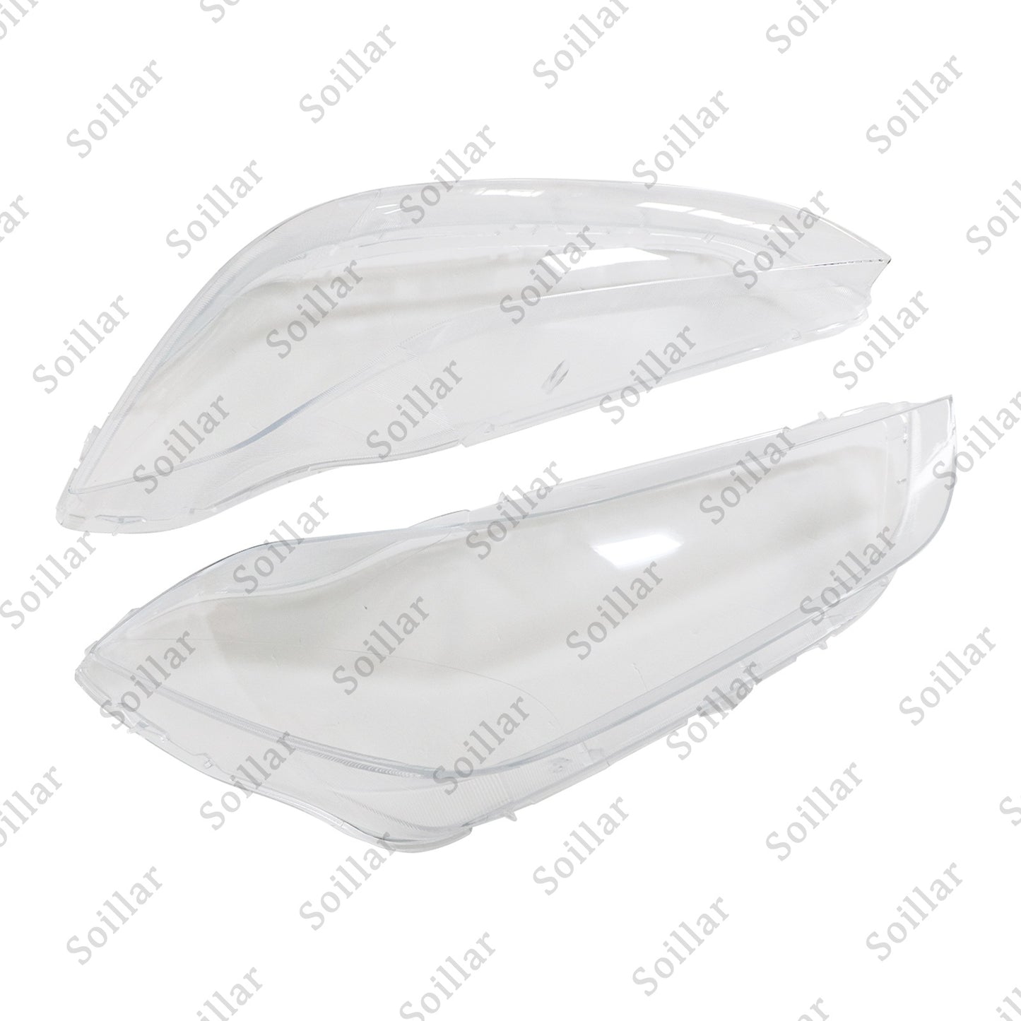 Pair Clear Headlight Lens Cover For Maserati Ghibli 4-Door 2014-2018 2019-2022