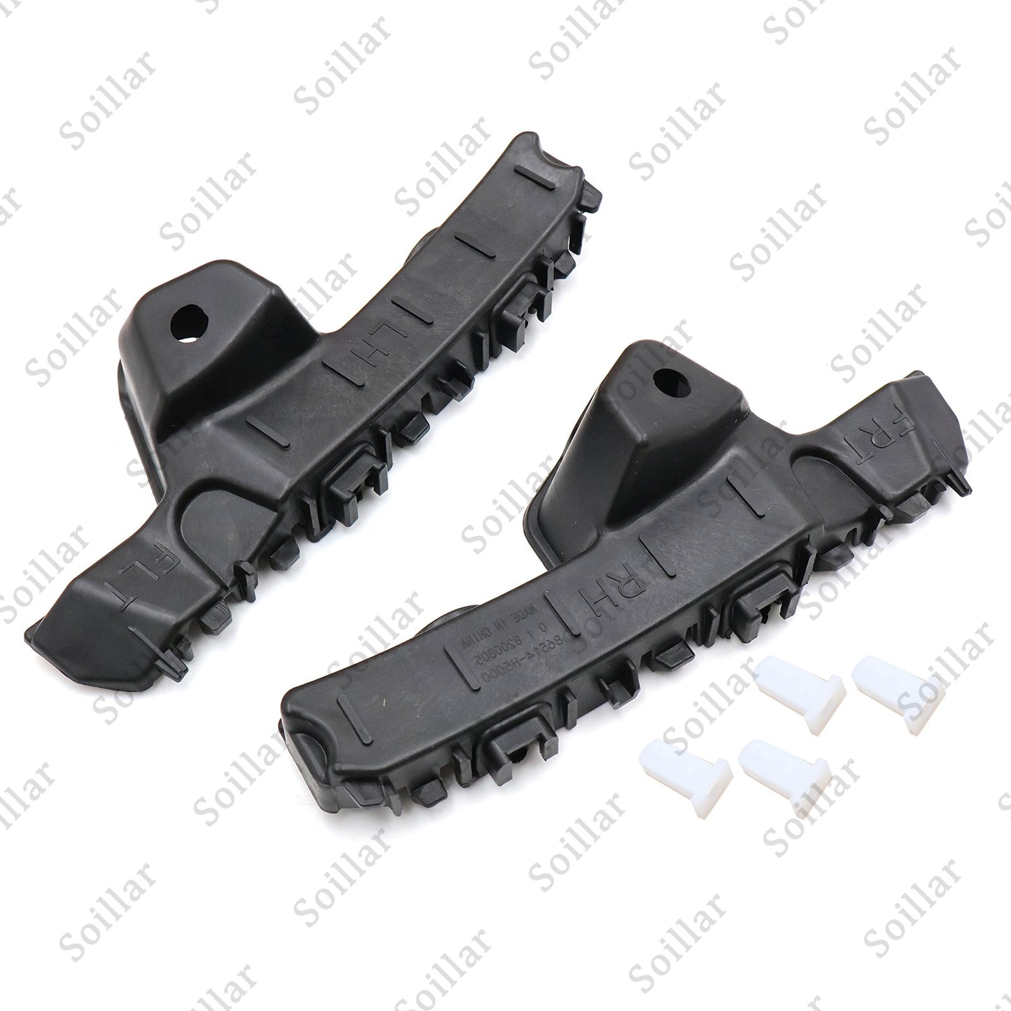 FRONT Bumper Bracket Retainer Upper Right + Left fits Hyundai Accent 2018-2022