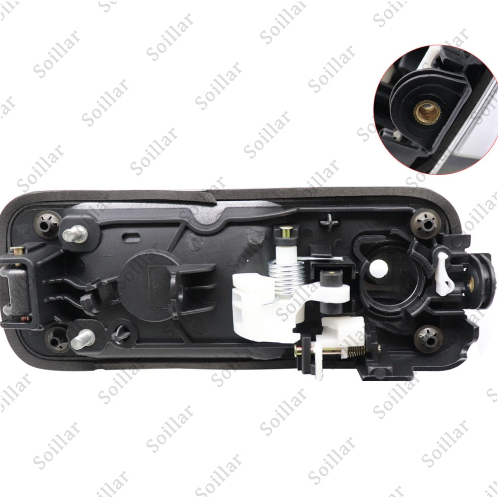 4Pcs Fits 2015-2020 Ford F-150 F150 Ingot Silver Door Handles Front and Rear Set