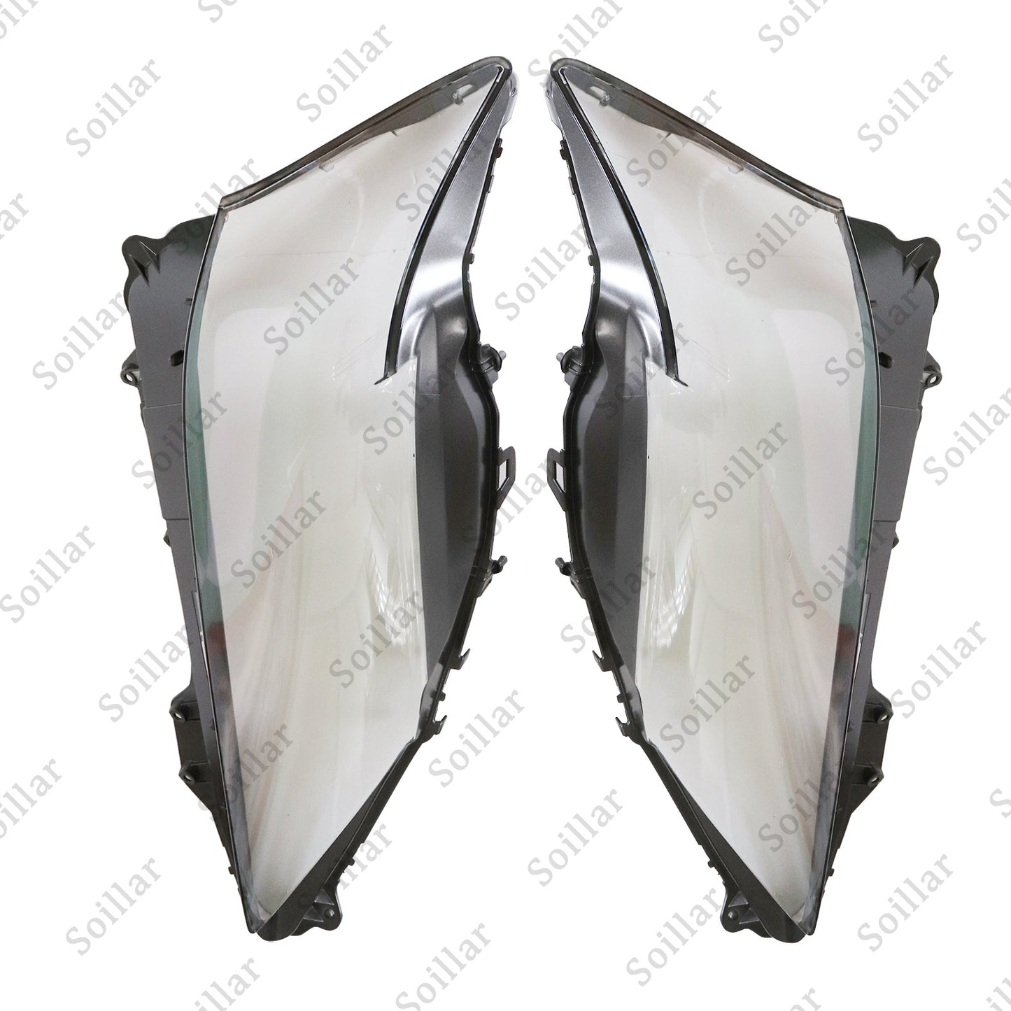 Pair For 2013-2015 Lexus GS350 GS450h Headlight Lens Clear Headlamp Cover LH&RH