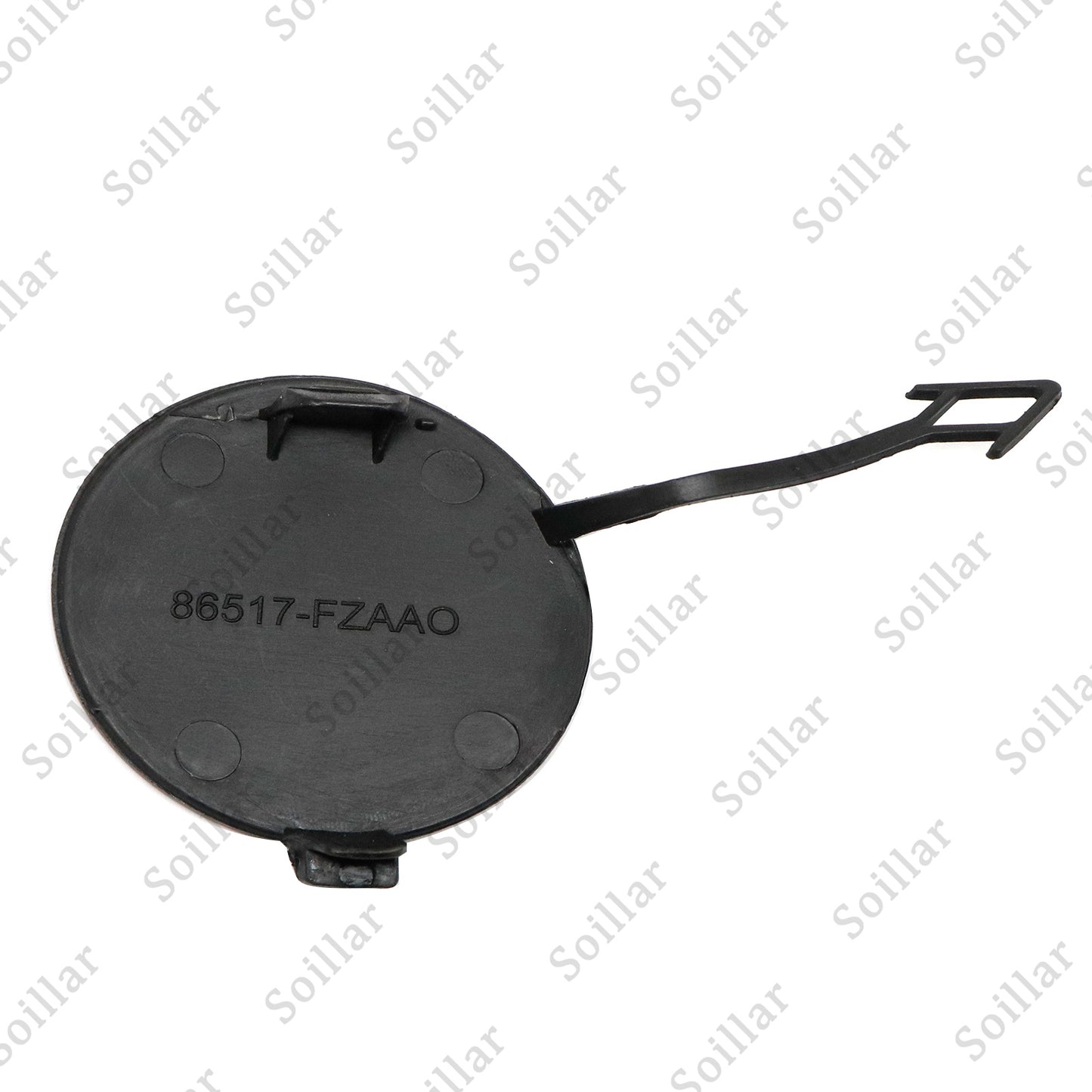 For HYUNDAI Elantra 2019-2020 Front Bumper Tow Eye Hook Cap Black Cover