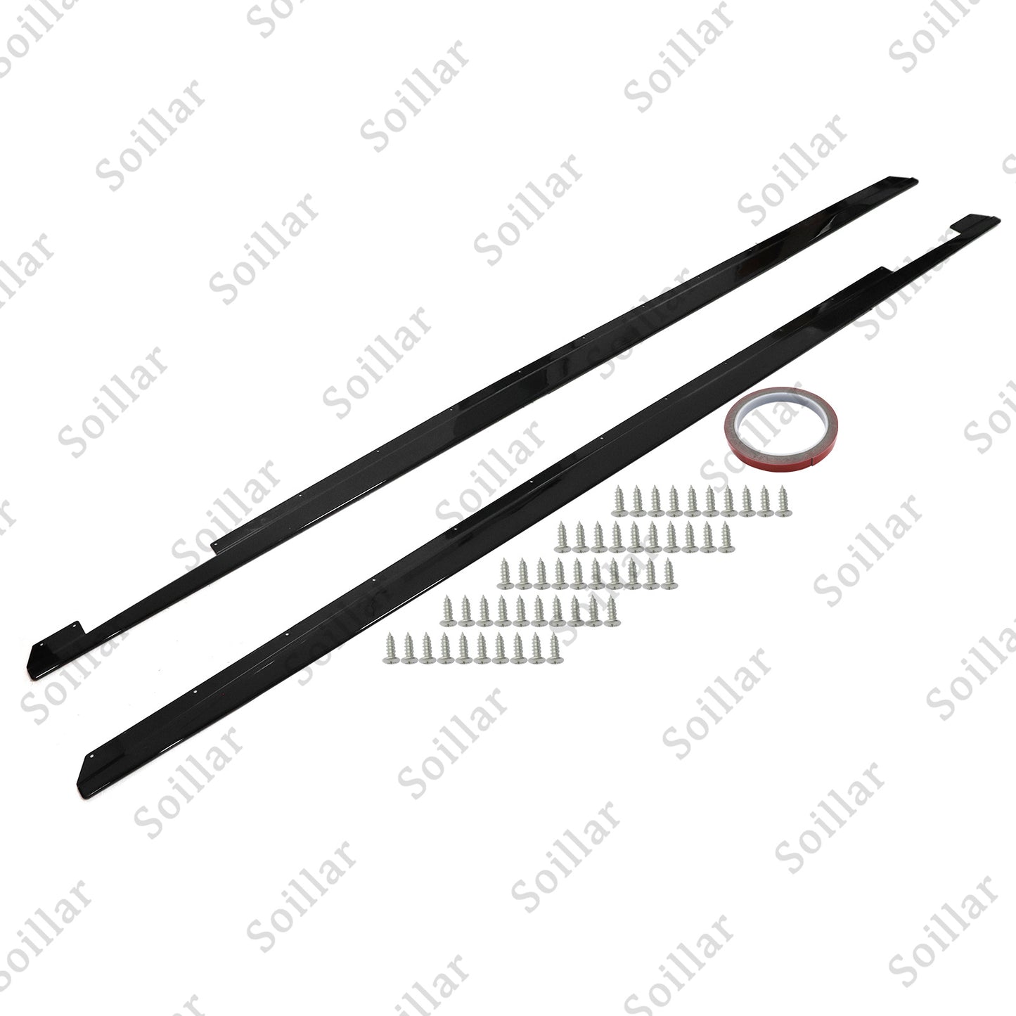 Gloss Black Side Skirt Panel Extension Lip Body for BMW G20 G28 M340i 2019-2024