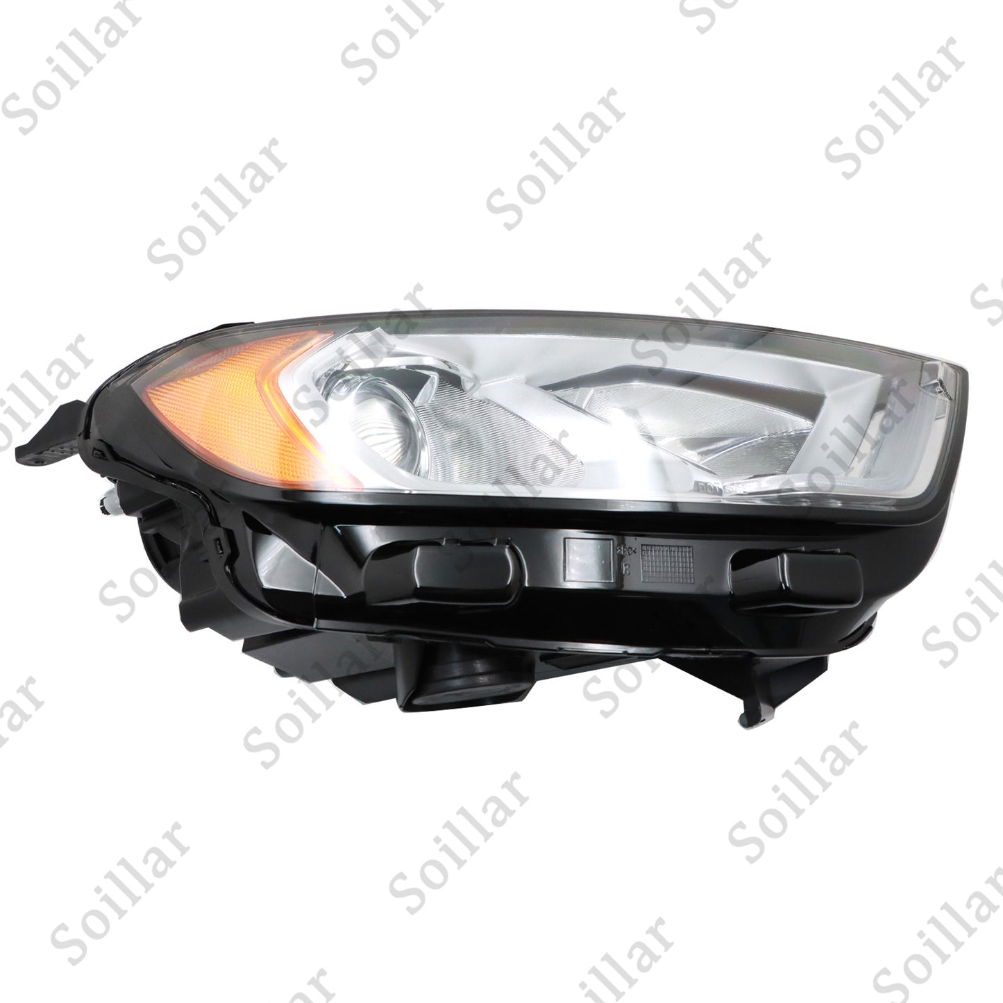 LED DRL Headlight Fits Ford EcoSport 2018-2022 Passenger Side Halogen With Bulbs