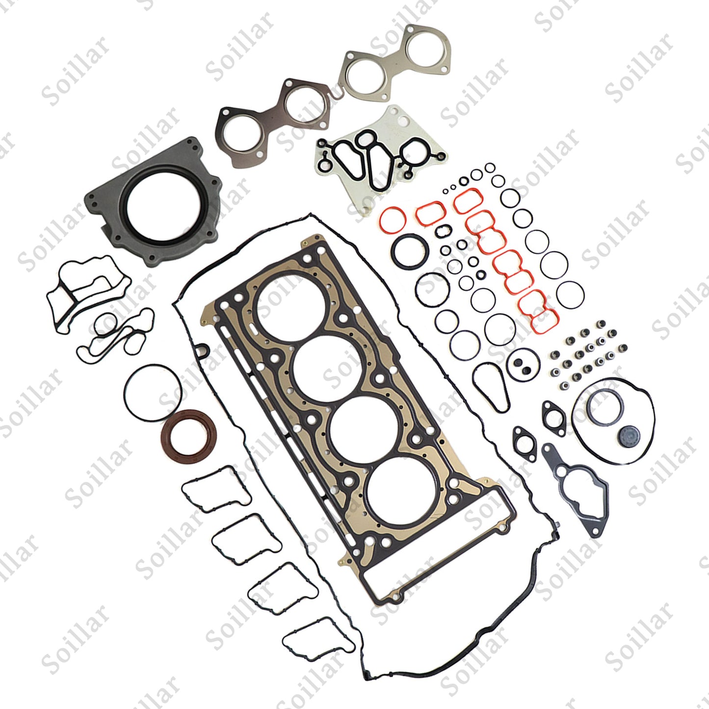 Engine Rebuild Overhaul Gasket Seals Kit For 1.8T Mercedes-Benz M271 W204 W212