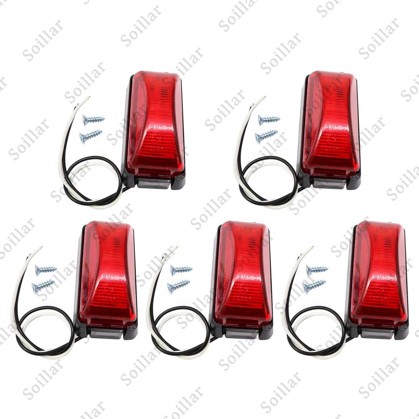 Set Of 5 For Chevy Chevrolet GMC 3500 C30 Dually Tailgate Light 88-00