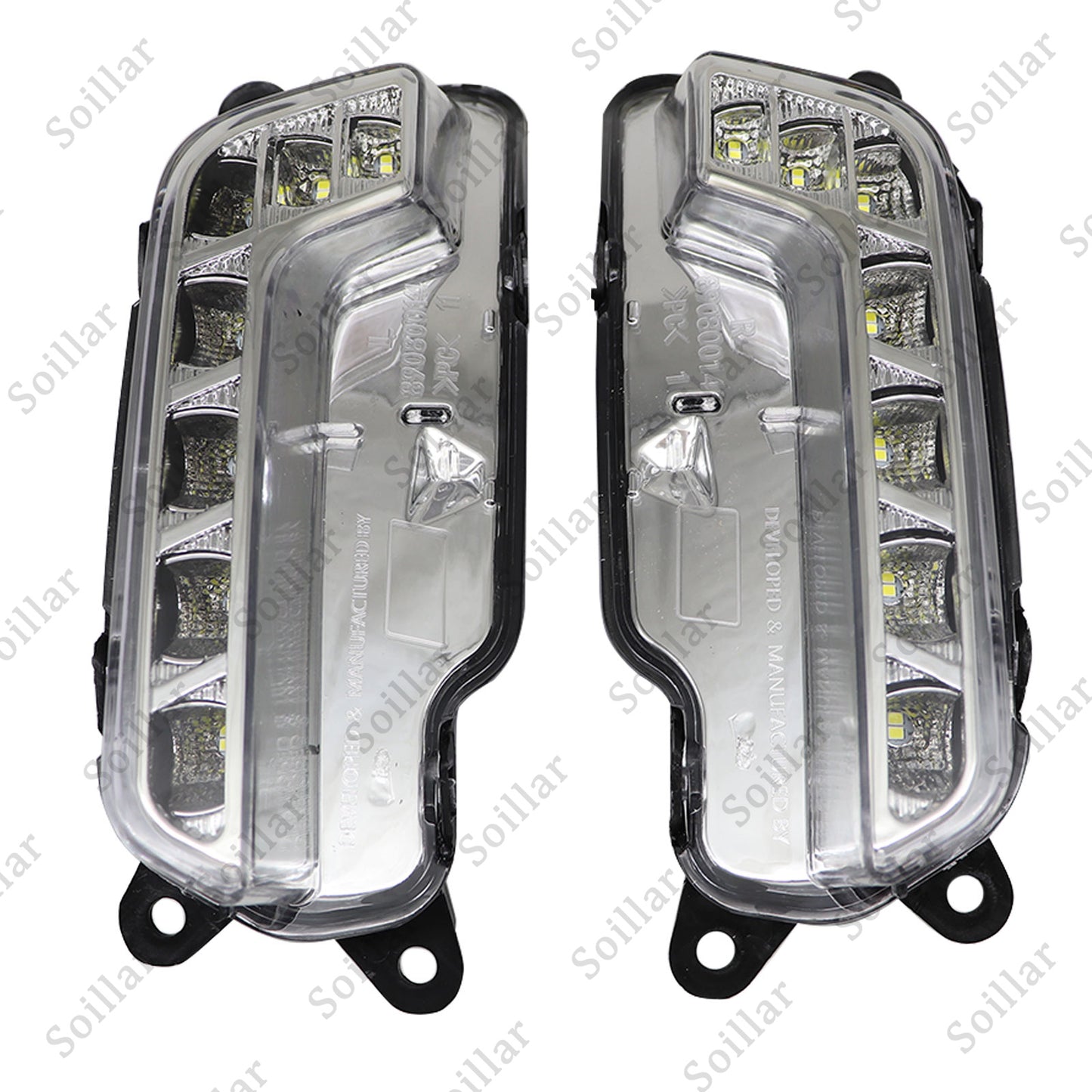 LED DRL Fog Lights Driving Lamps for Mercedes Benz E350 E550 E26 AMG 2010-2016