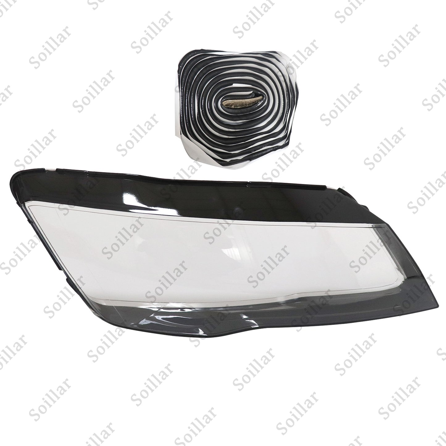 Right Front Headlight Clear Lens Shell+ Seal Glue For Audi A7 S7 RS7 2012-2015