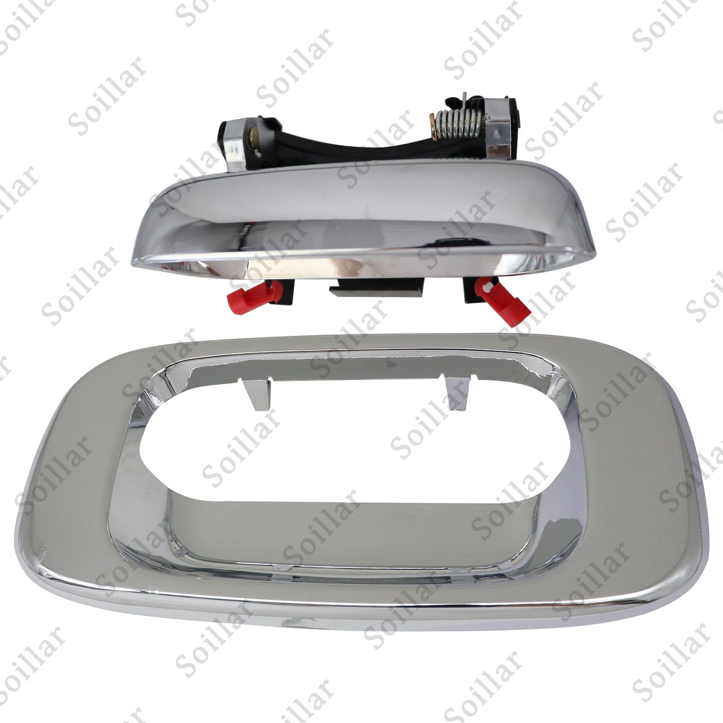 Chrome Tailgate Handle & Bezel Lock Set For 1999-2007 Chevy Silverado GMC Sierra