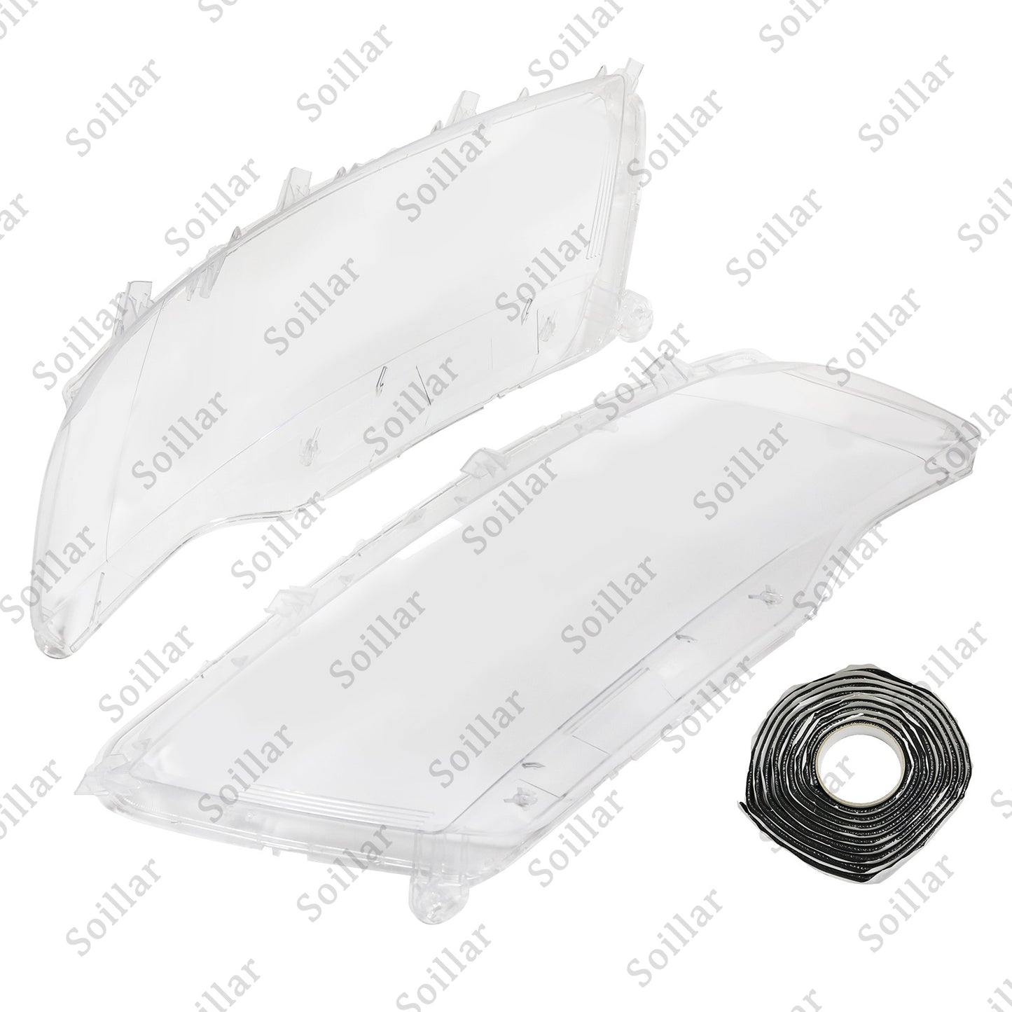 Pair Front Headlight Headlamp Lens Covers Left&Right For Lincoln MKX 2014-2018