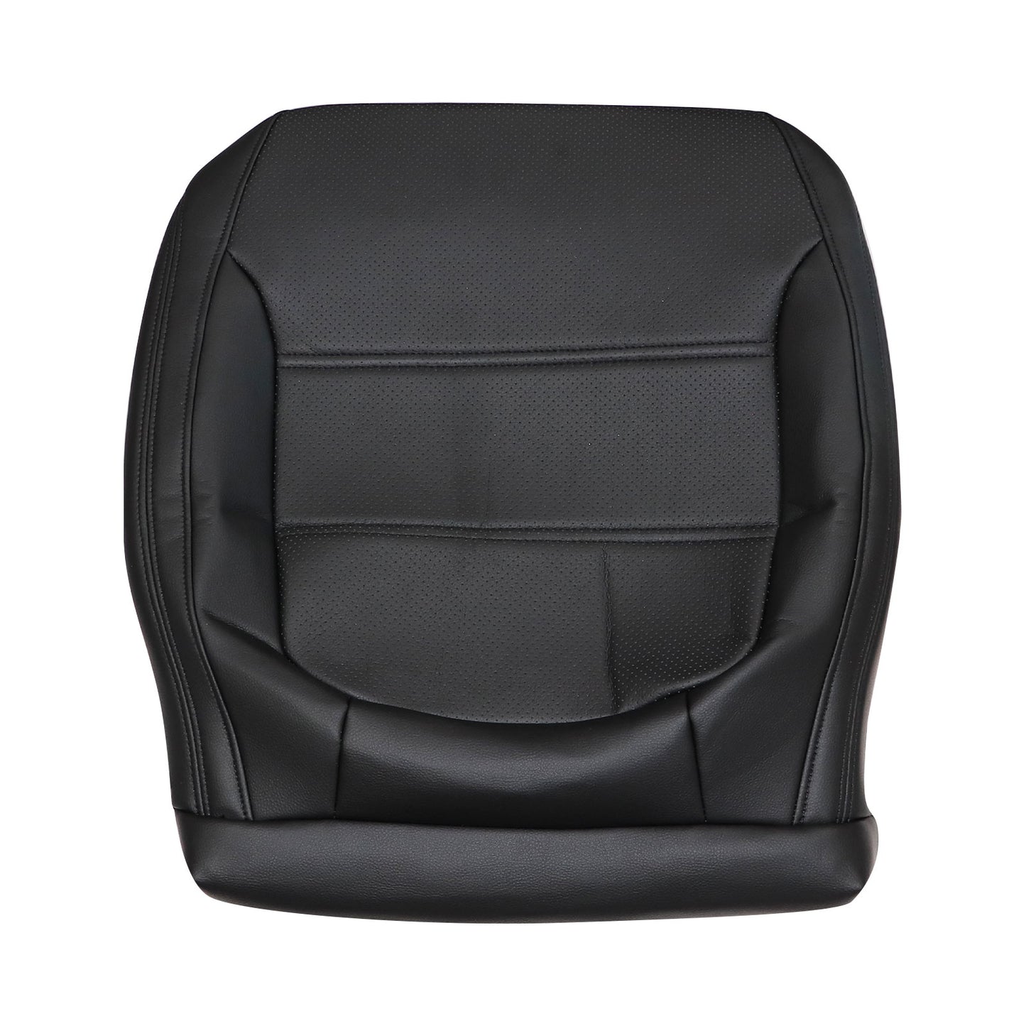 Fit For 2011-2017 Volkswagen Jetta Front Bottom Leather Seat Cover Black