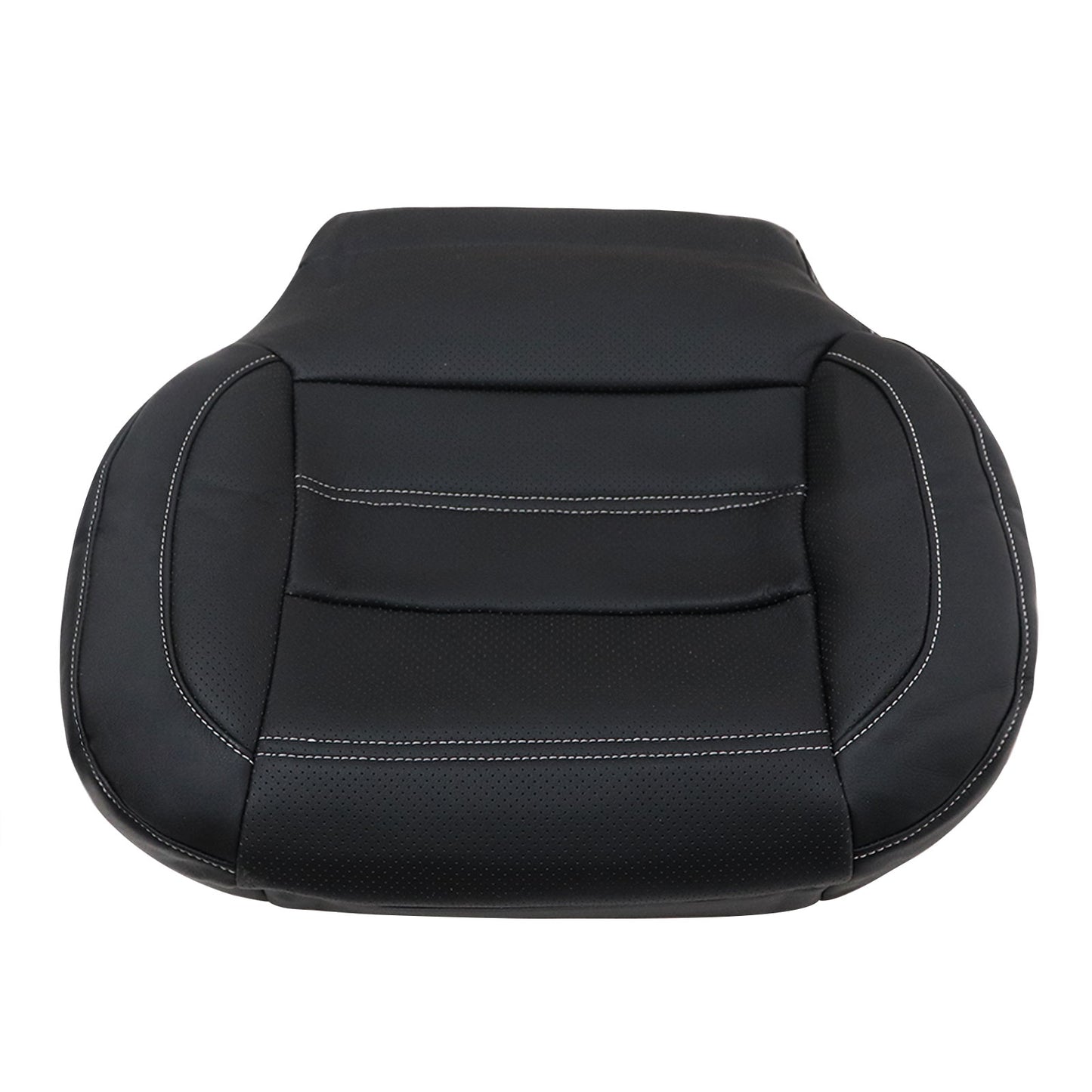 For 2014-2018 GMC Sierra 1500 Denali For 2014-2019 GMC Sierra 1500 Denali Replacement Driver Bottom Leather Seat Cover Black Driver Bottom Perf Leather Seat Cover Black