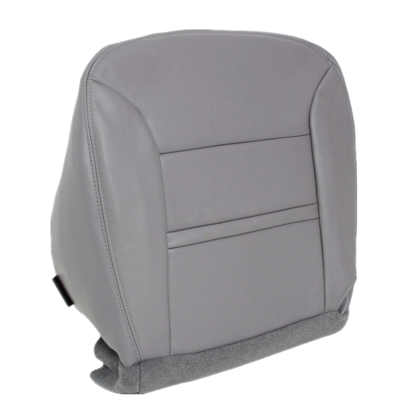 Fits 2000 2001 Ford Excursion Both Driver & Passenger Leather Seat Cover Gray