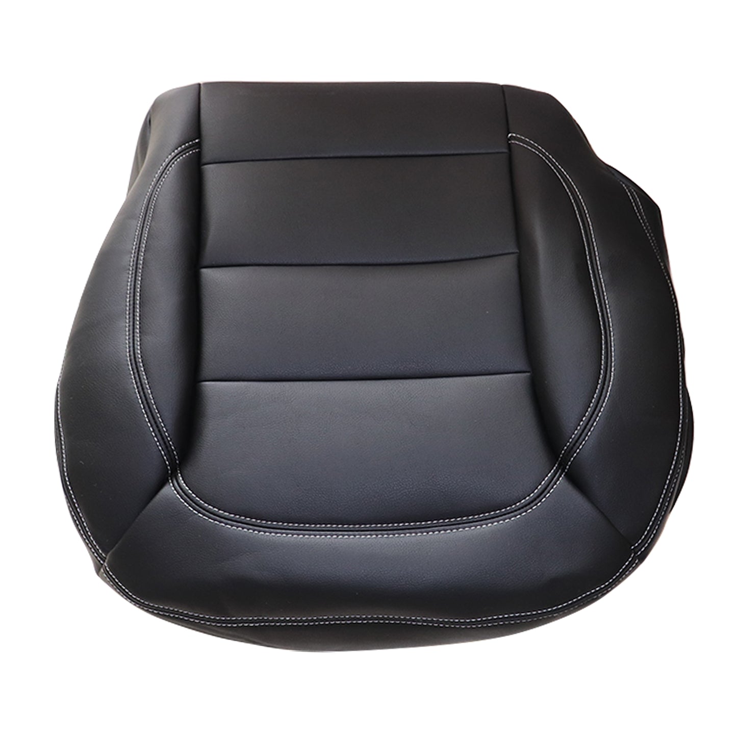 For 2012-2015 Mercedes Benz ML250 ML350 ML400 Driver & Passenger Bottom Leather Seat Cover Black