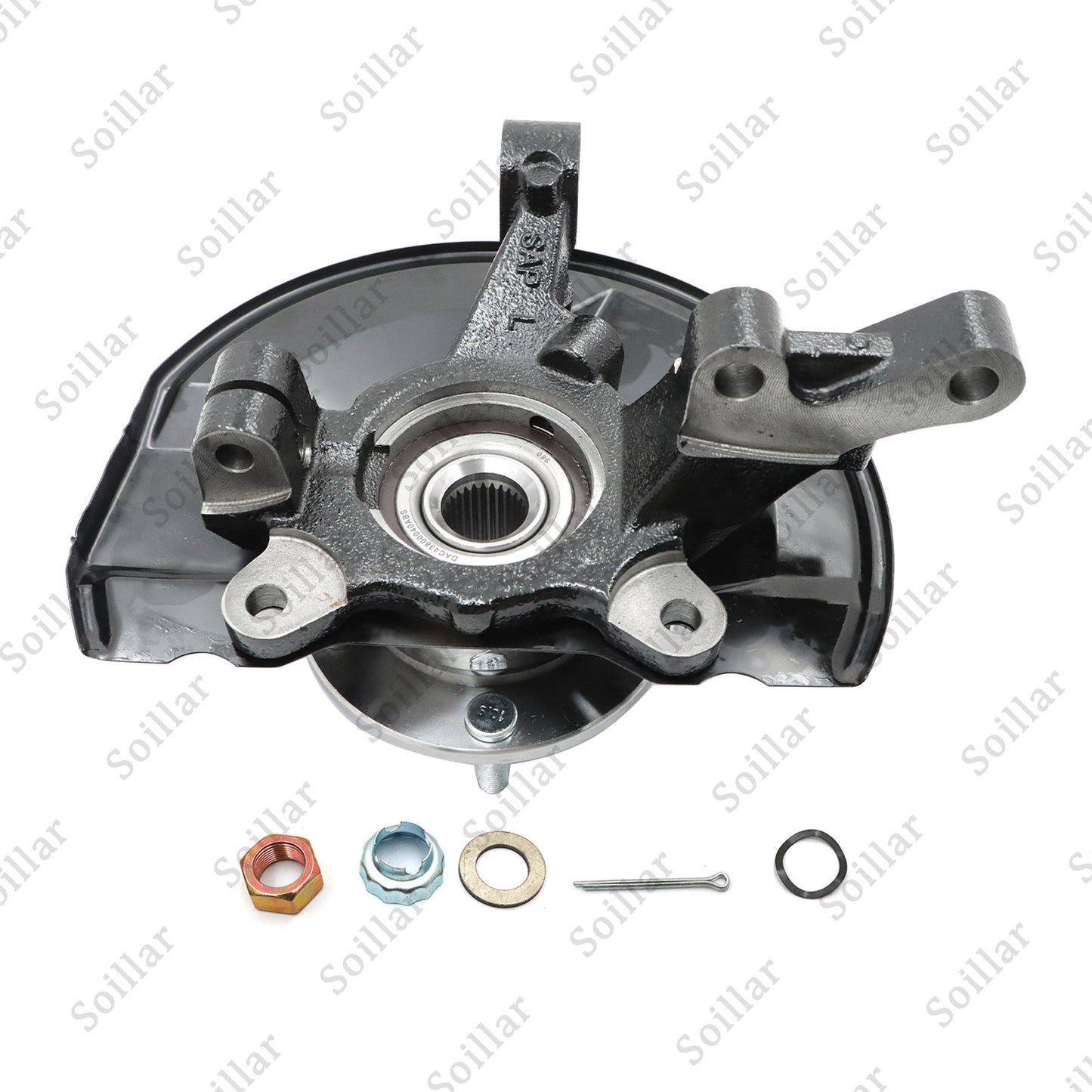 Front Driver Steering Knuckle & Hub Bearing Assy For Mitsubishi Outlander 07-18