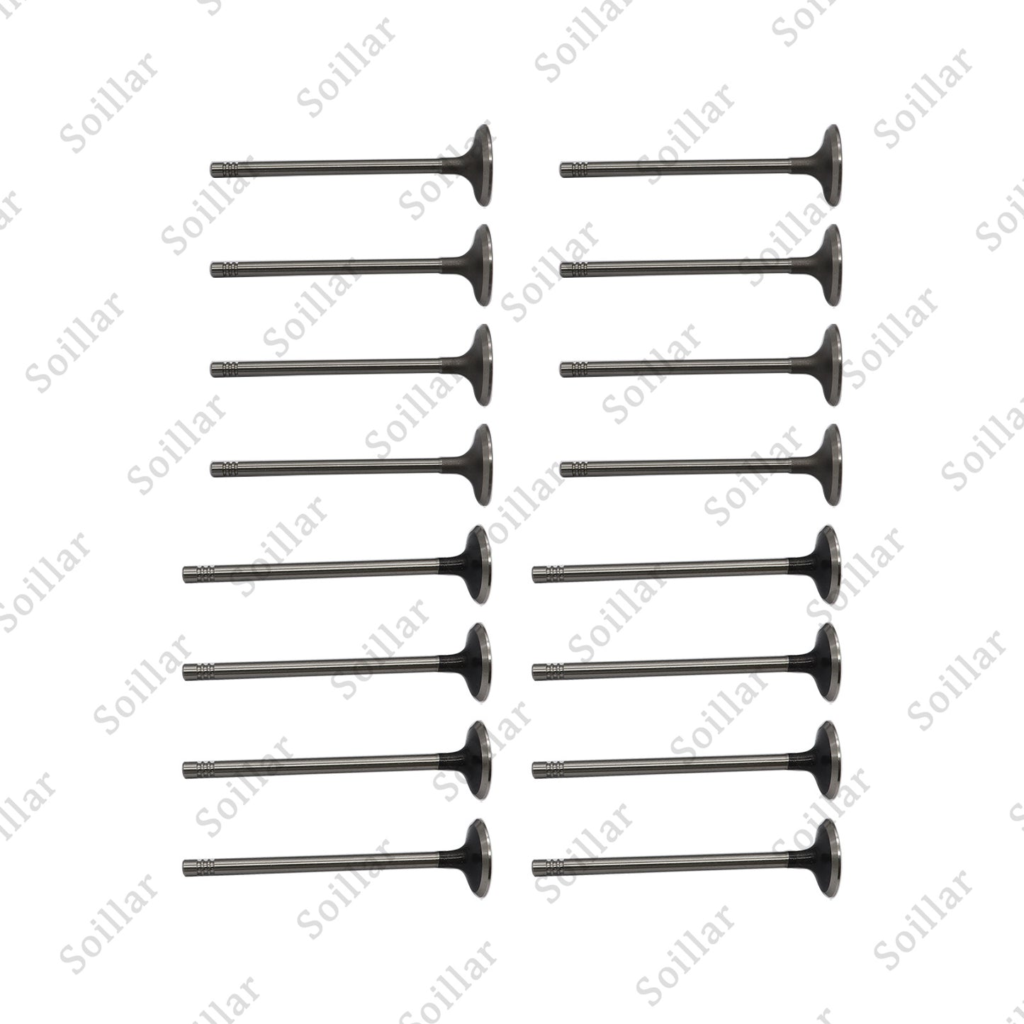 16PCS Intake Exhaust Valves Fit For 2011-2019 Buick Cadillac Chevrolet 1.4L DOHC