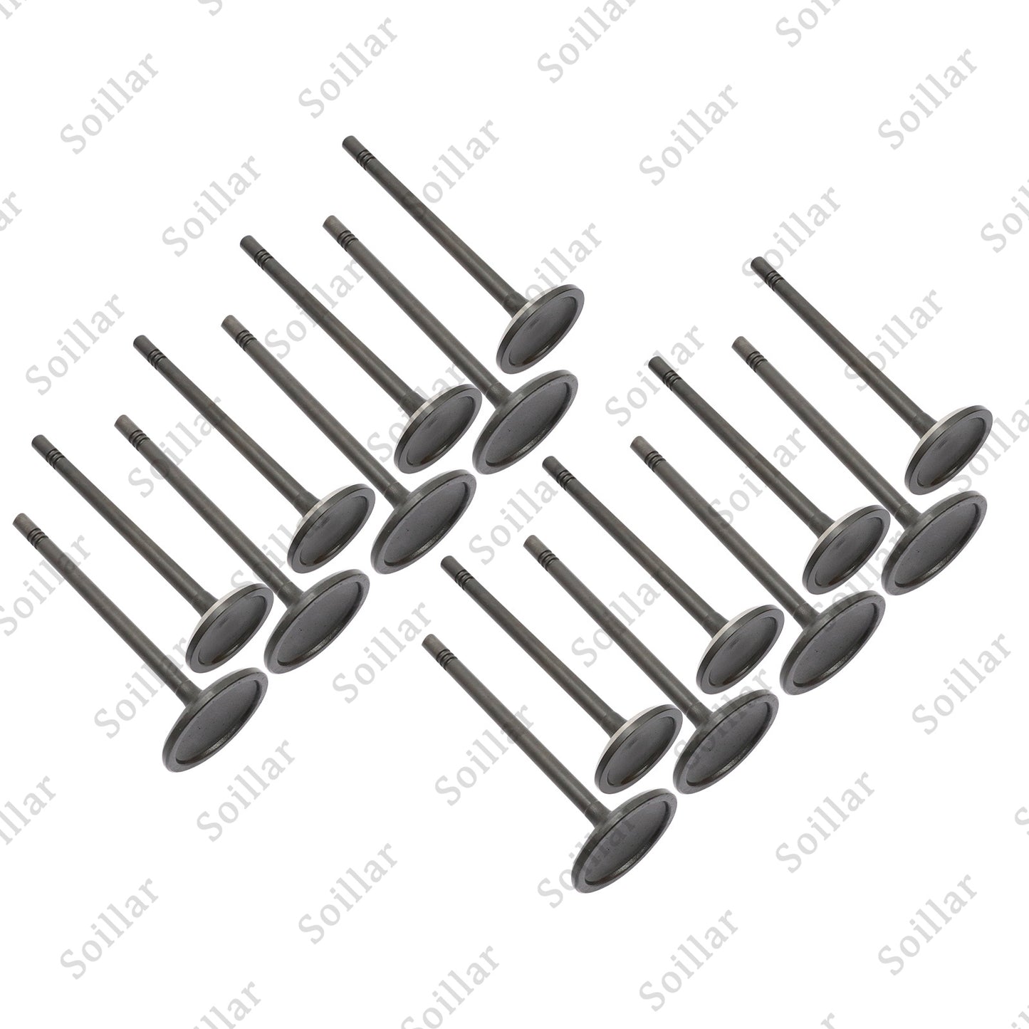 8pcs Intake+8pcs Exhaust Valves Fit 00-14 Ford Mercury Lincoln 4.6 5.4L 16V
