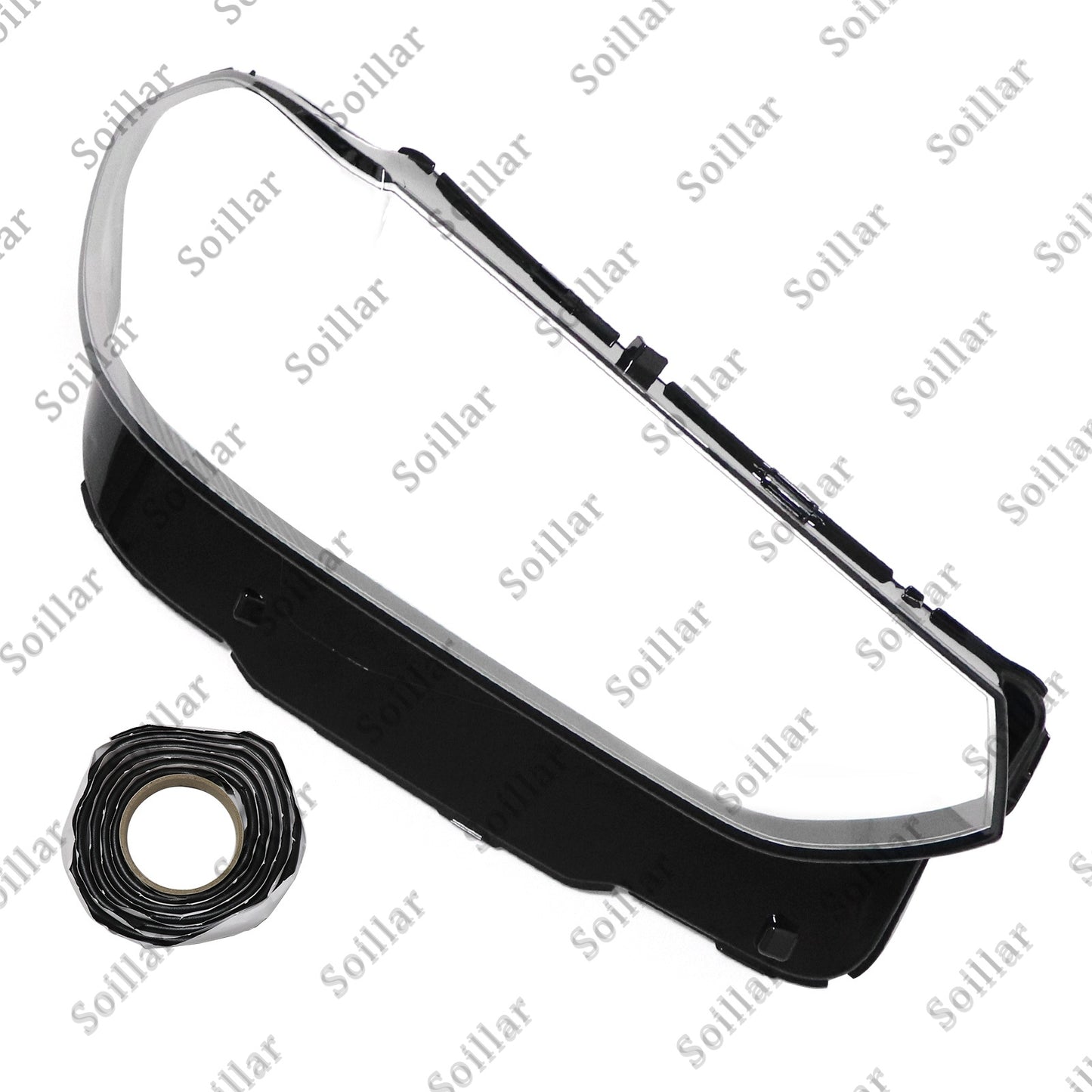 For BMW X3 X4 2022-2024 Right Side Front Headlight Lens Clear Cover+Sealant 1Pcs