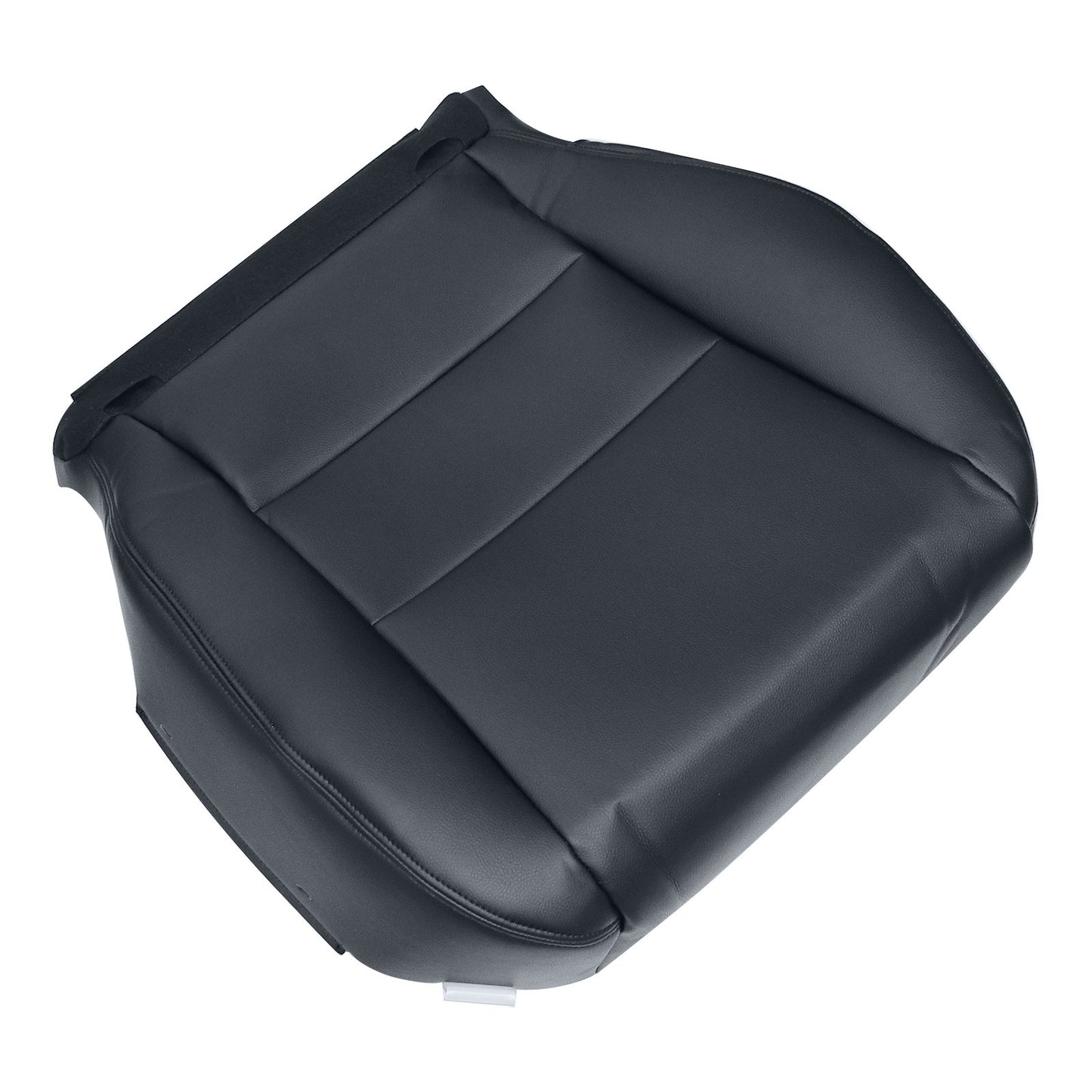 5PCS For 2003-2007 Honda Accord 4-Door Front Driver & Passenger Bottom & Top Leather Seat Cover Black