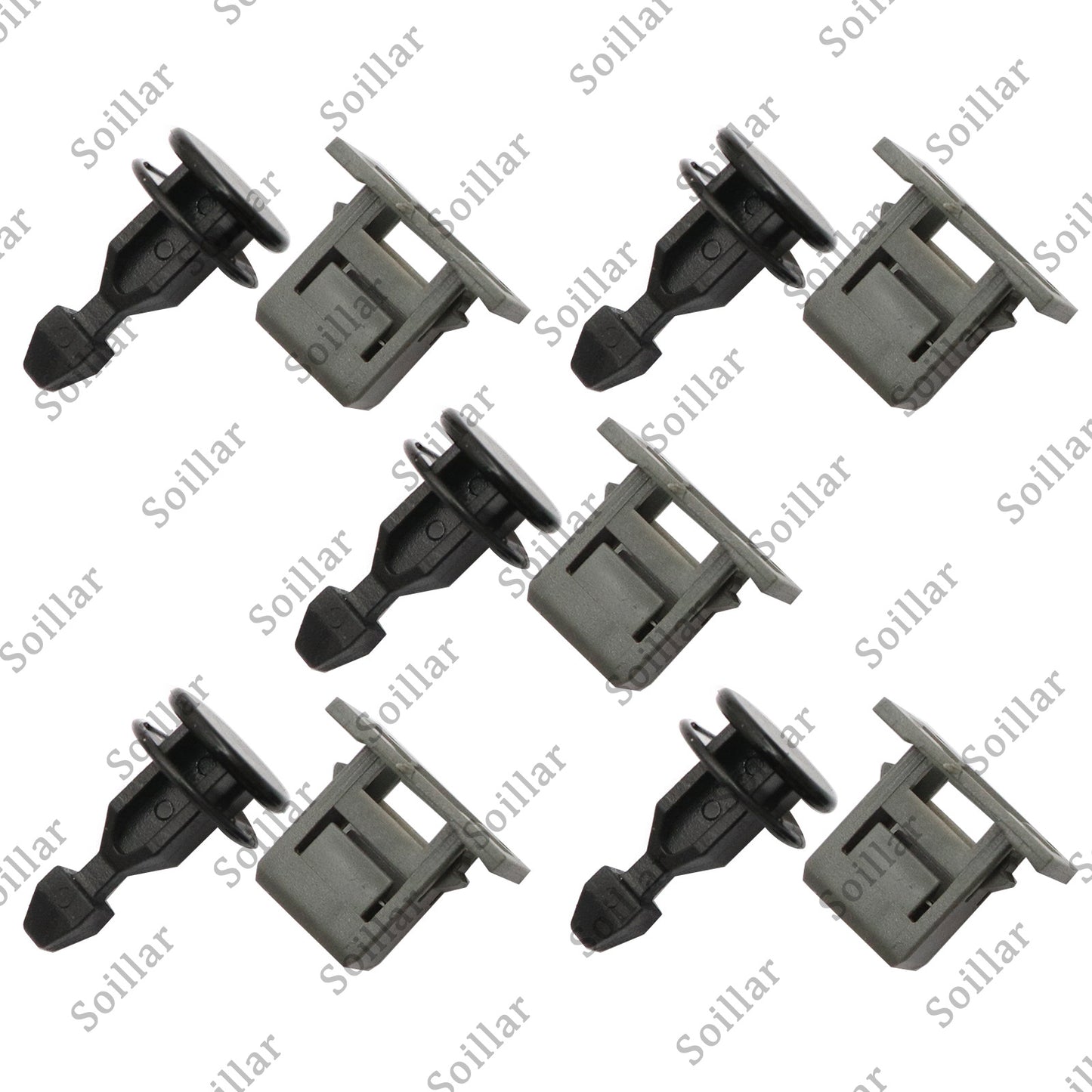 5 Sets Car Striker Engine Bulkhead Cover Retainer Clips For 18-24 Honda Odyssey
