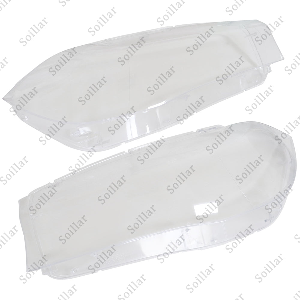 Fit BMW X5 F15 F16 X6 2014-2018 Pair Headlight Headlamp Lens Cover Replacement