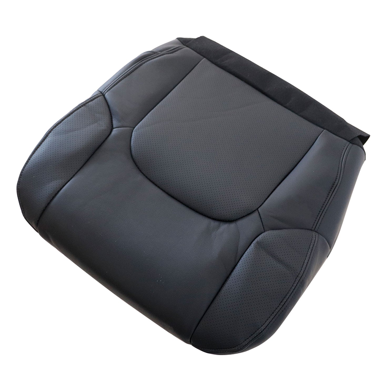 For 2005-2021 Nissan Frontier SL LE Pro-4x S SV Driver & Passenger Bottom Leather Seat Cover Black