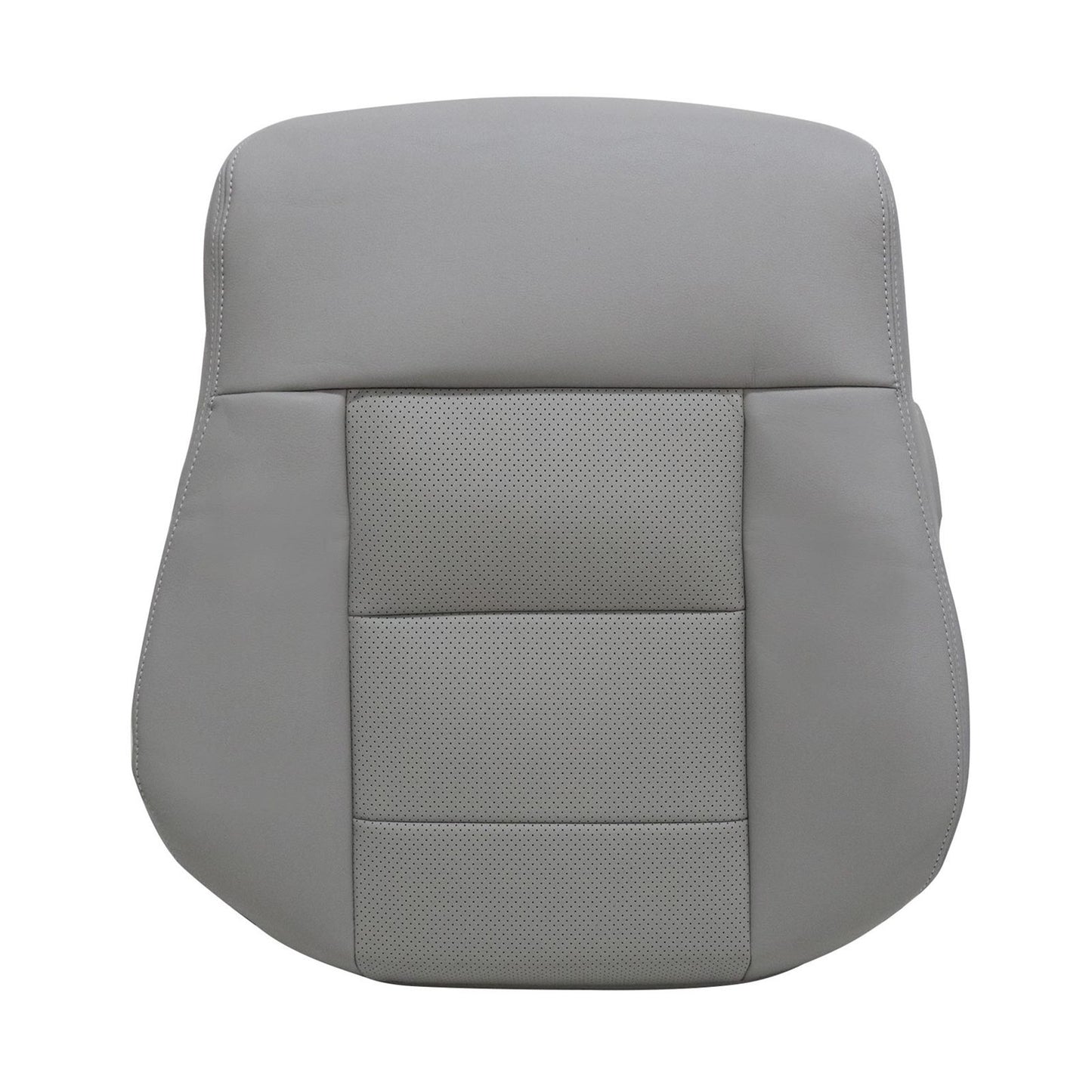For 2010-2016 Mercedes Benz E200 E250 E300 E350 Driver Top Replacement Leather Seat Cover Gray