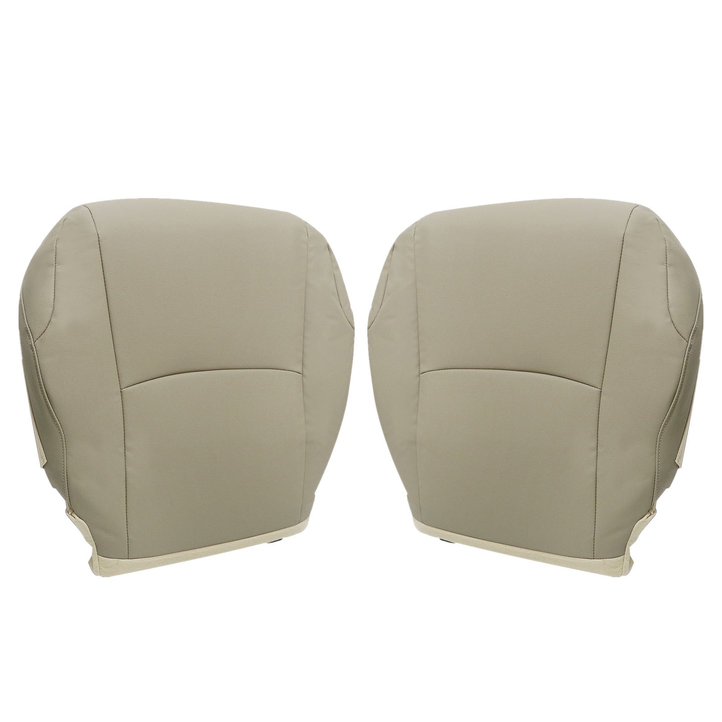 For 2010-2014 Toyota 4Runner Front Driver & Passenger Bottom Leather Seat Cover Tan