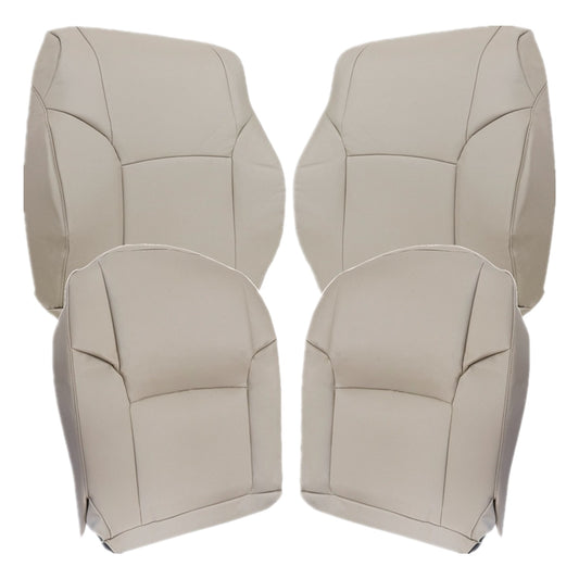 For 2003-2009 Toyota 4Runner Driver & Passenger Bottom & Top Leather Seat Cover Tan