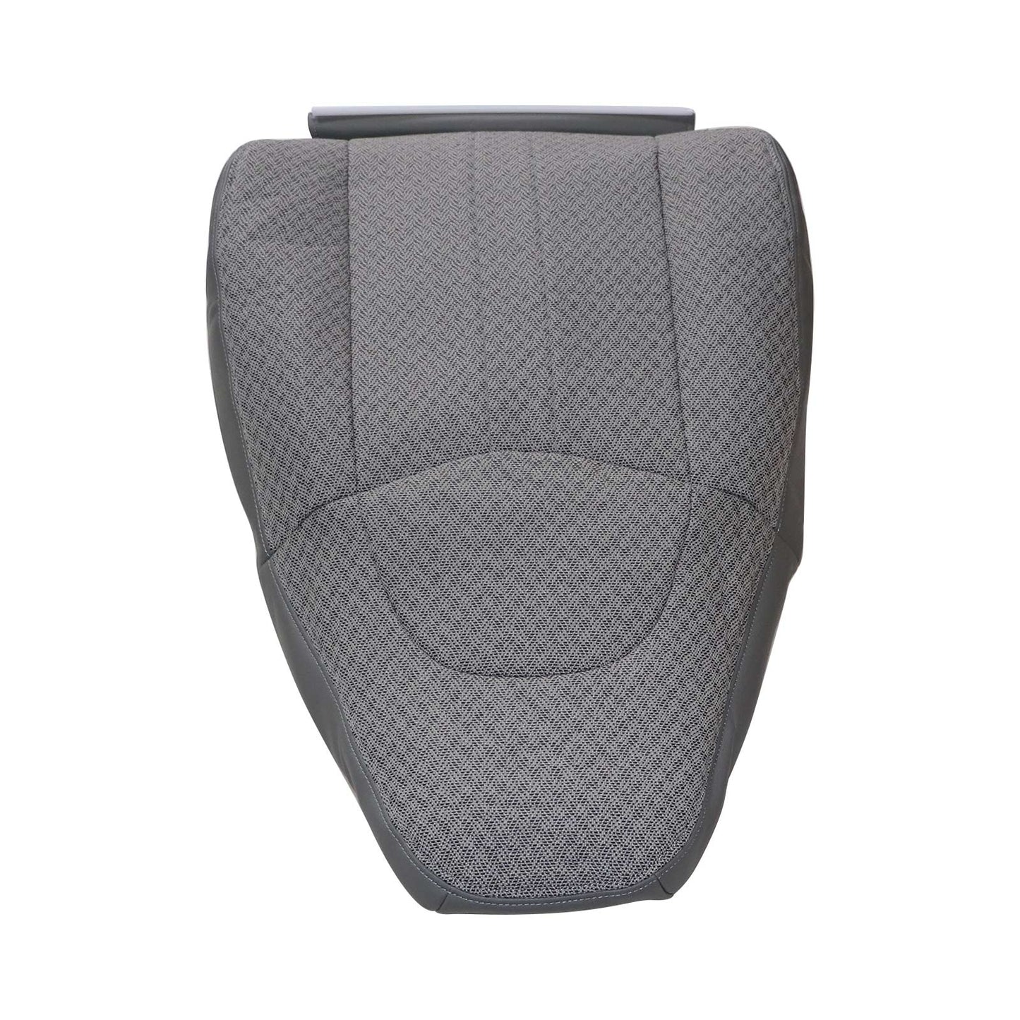 For 2003-2014 Chevy Express & GMC Savana 1500 Front Driver & Passenger Bottom & Top Cloth Seat Cover Gray