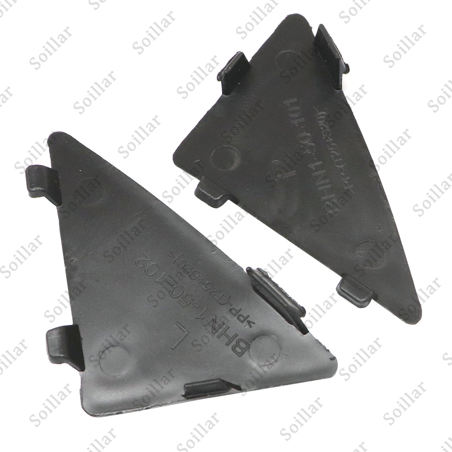 For 2014-2016 Mazda 3 Front Lower Bumper Tow Hook Eye Cover Cap Triangle Trim