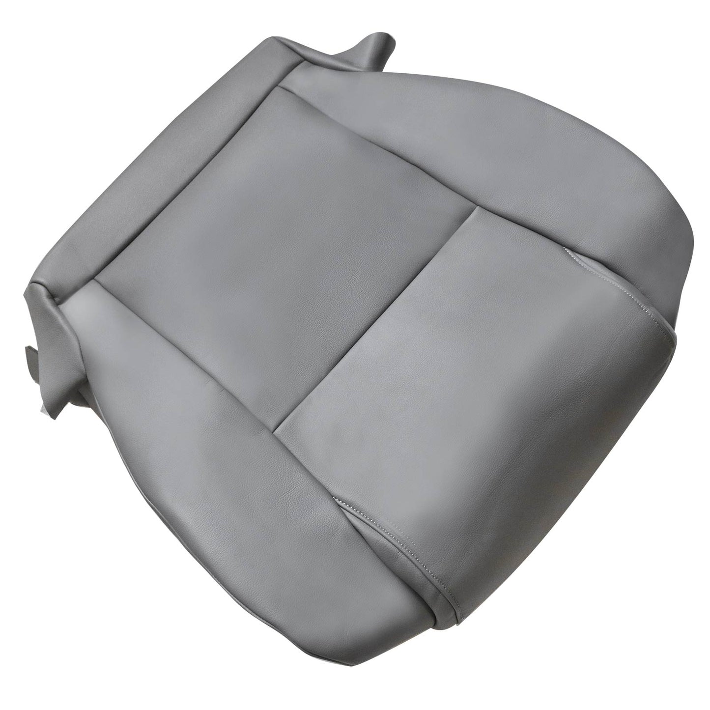 For 2007-2013 Toyota Tundra Work Truck Driver & Passenger Bottom Leather Seat Cover Gray
