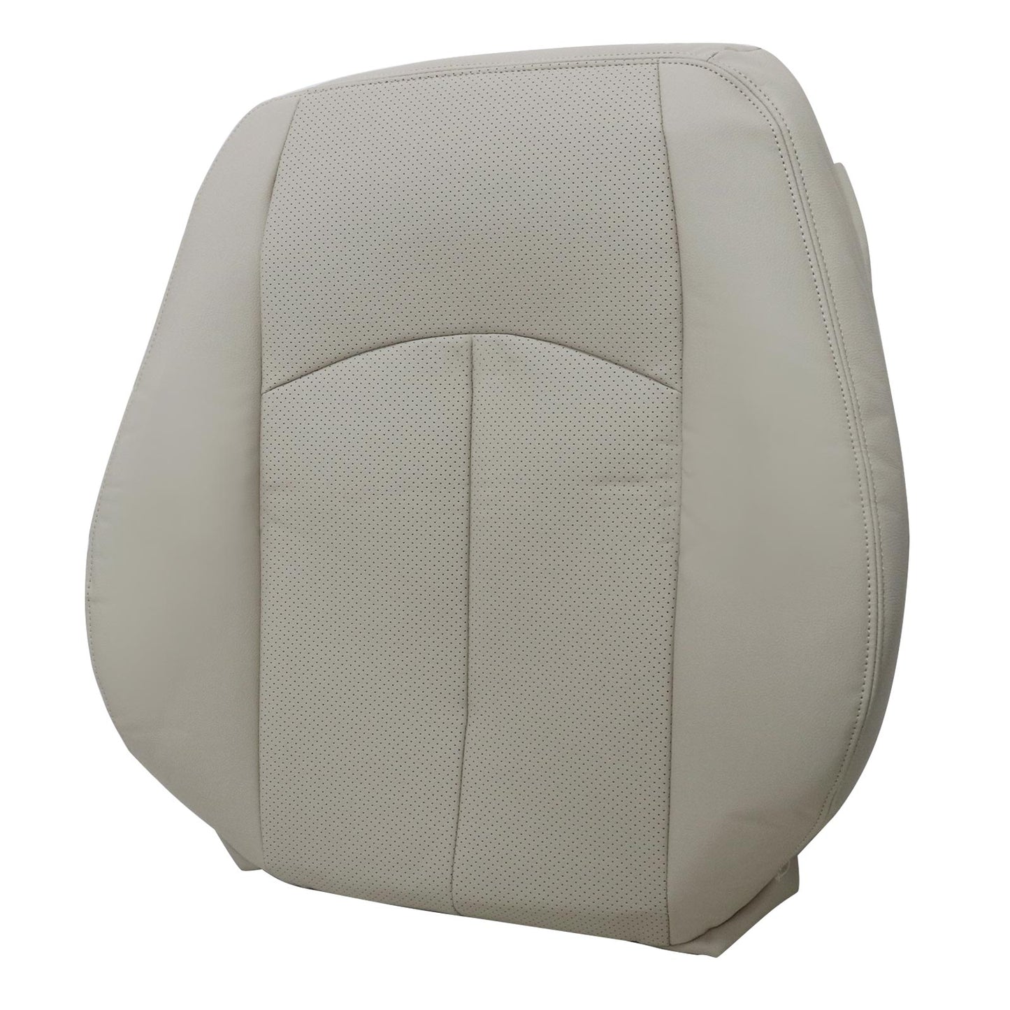 For 2003-2009 Mercedes Benz E63 E280 E300 E320 E350 E500 E550 Driver & Passenger Bottom & Top PERFORATED Leather Seat Cover Light Tan
