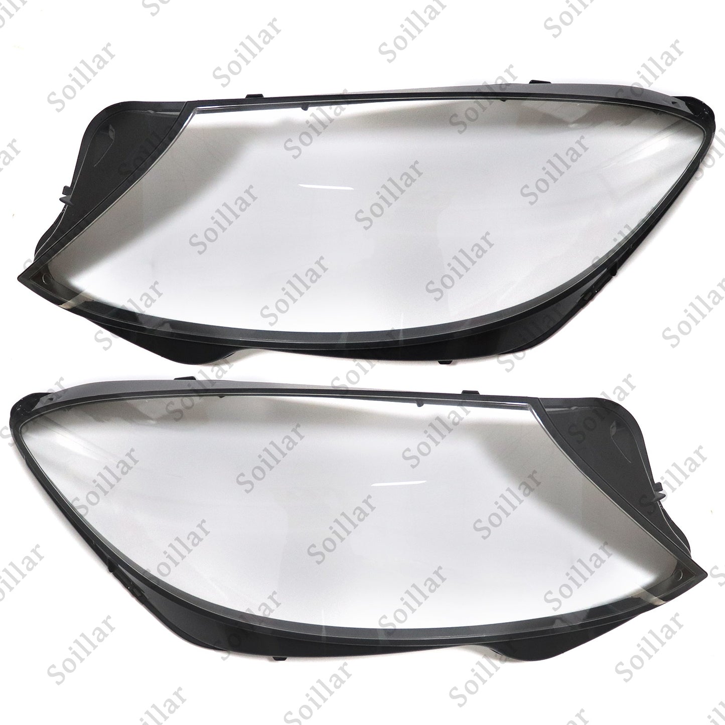For Mercedes-Benz W222 S-Class 2014-17 Pair Lampshade Headlight Lens Lamp Cover