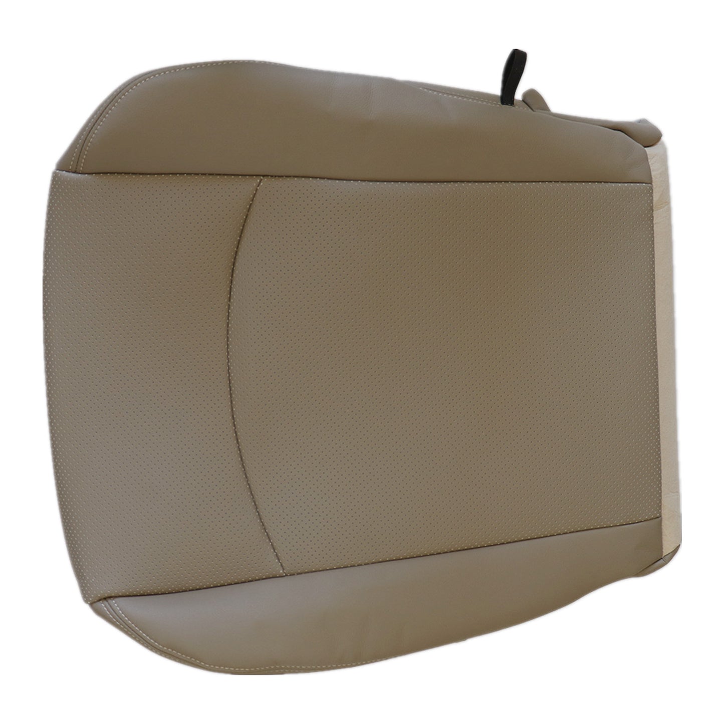 For 2009-2012 Dodge Ram 1500 2500 Front Driver & Passenger Bottom Perforated Leather Seat Cover Tan