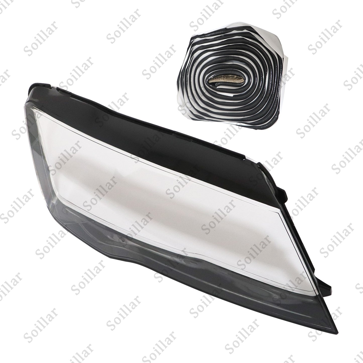 Right Front Headlight Clear Lens Shell+ Seal Glue For Audi A7 S7 RS7 2012-2015