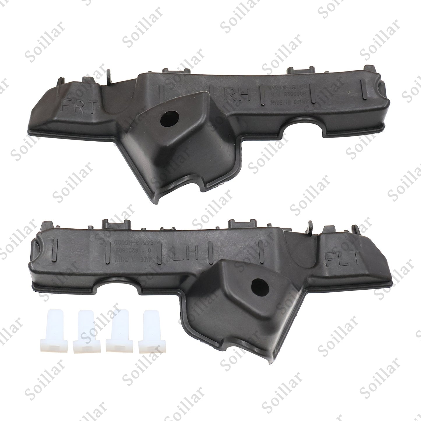 FRONT Bumper Bracket Retainer Upper Right + Left fits Hyundai Accent 2018-2022