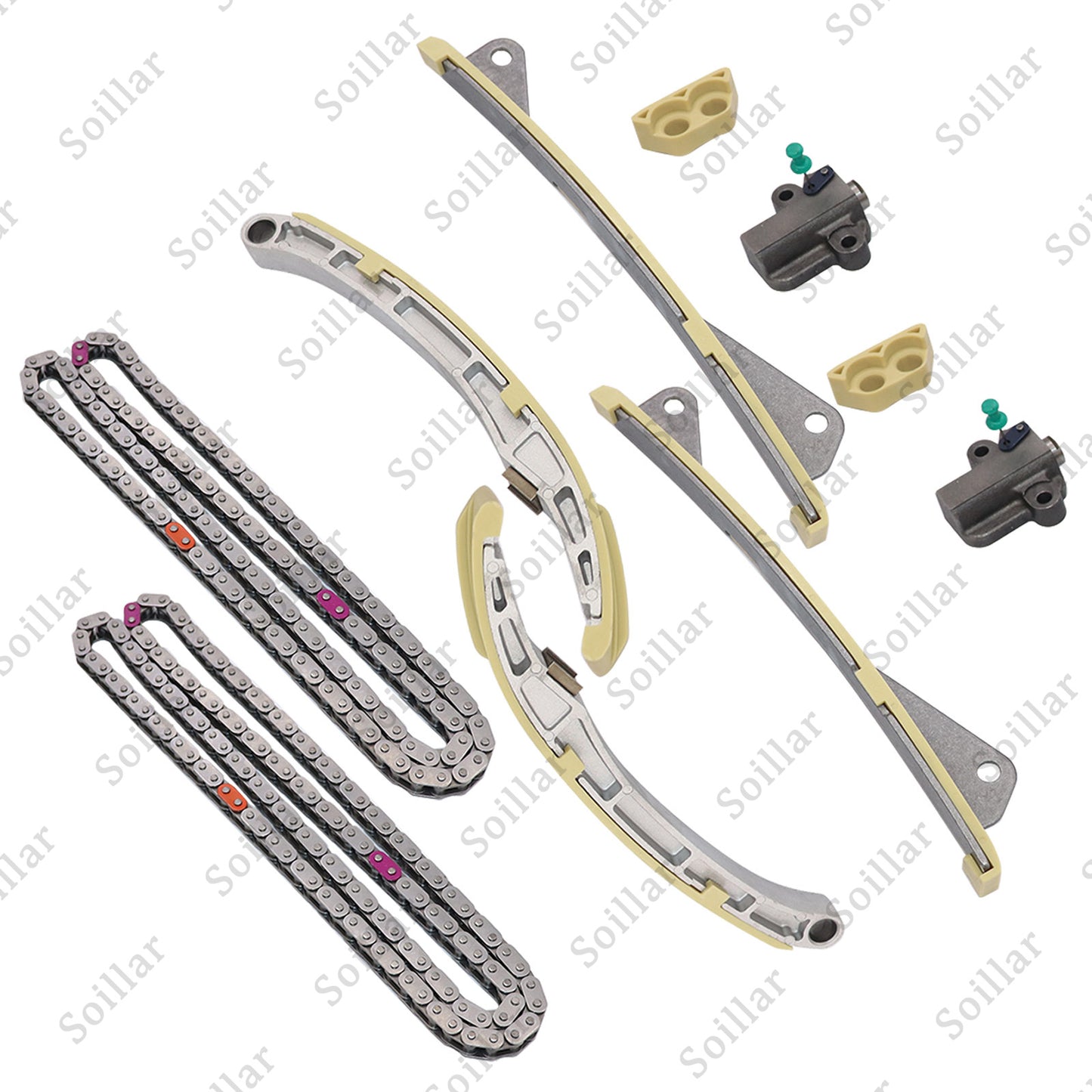 Timing Chain Set For Hyundai Kia Santa Fe Sorento Azera Genes 3.3L 3.8L